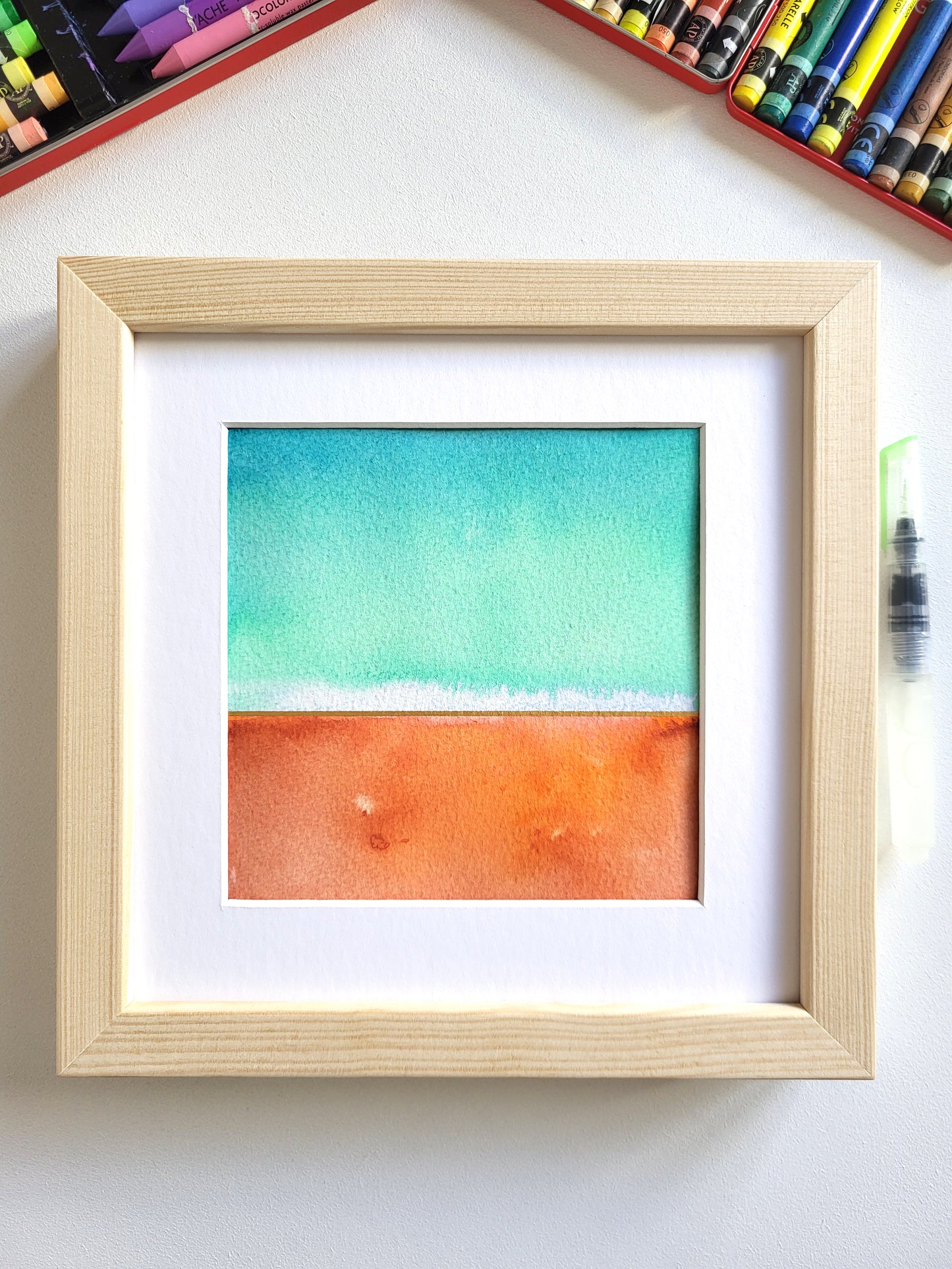 "Golden Horizon XXII" - 20 x 20 cm