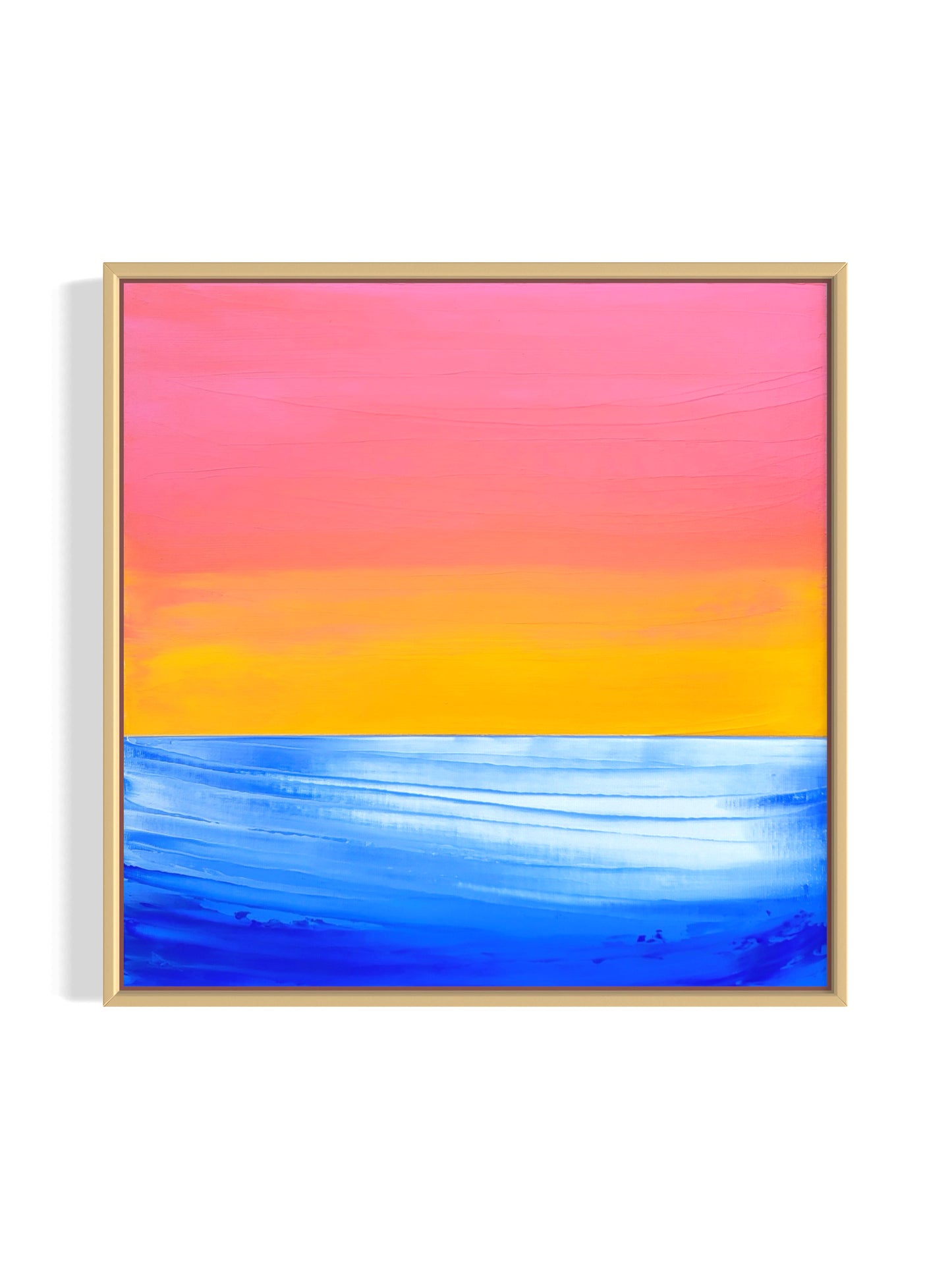 "Lake Of Light" - 40 x 40 cm