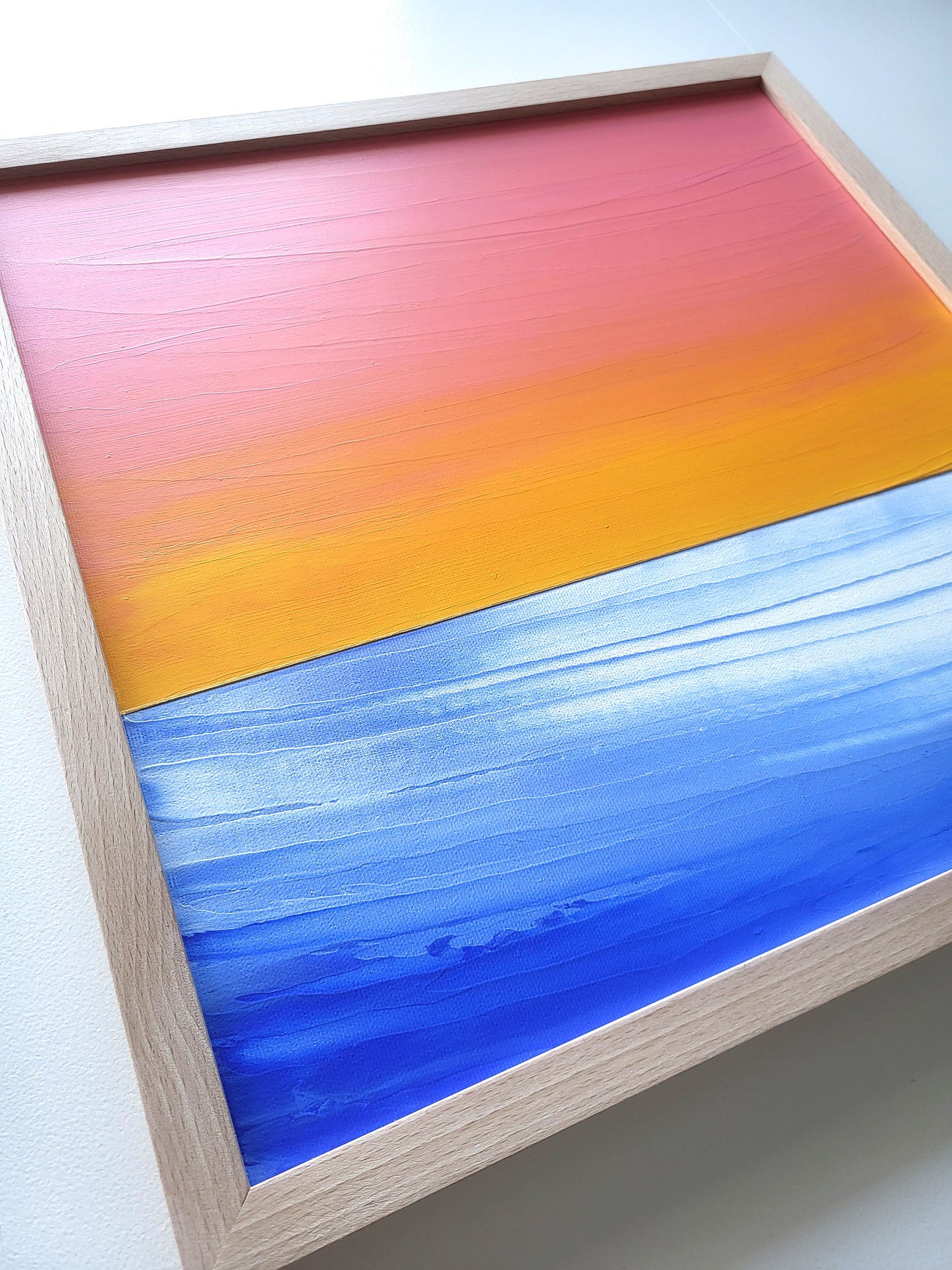 "Lake Of Light" - 40 x 40 cm