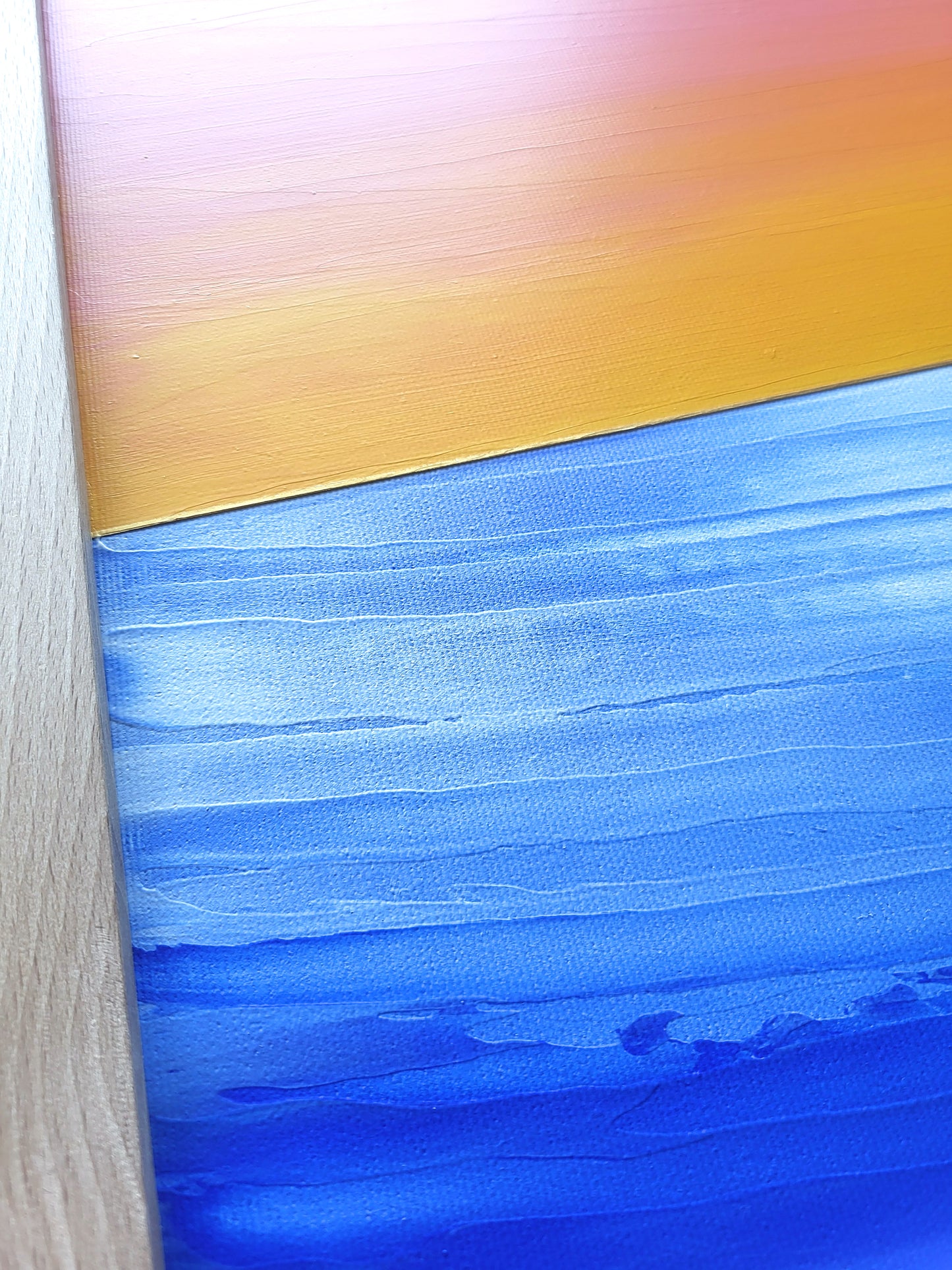 "Lake Of Light" - 40 x 40 cm