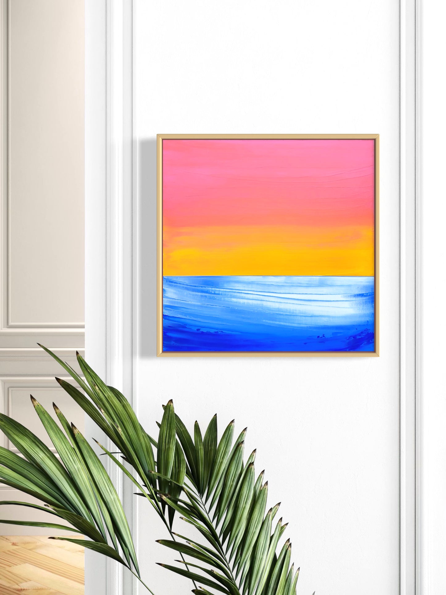 "Lake Of Light" - 40 x 40 cm