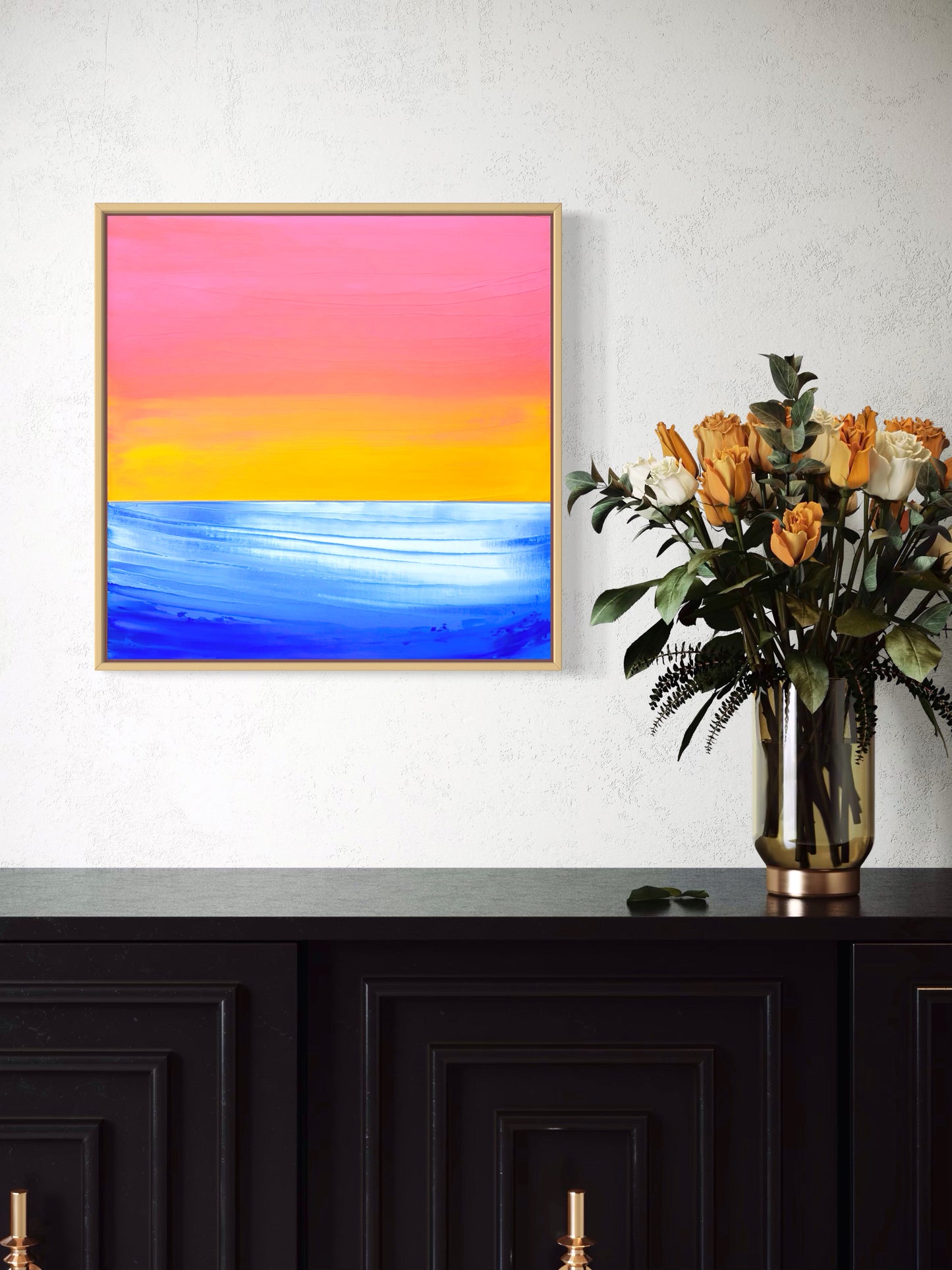 "Lake Of Light" - 40 x 40 cm