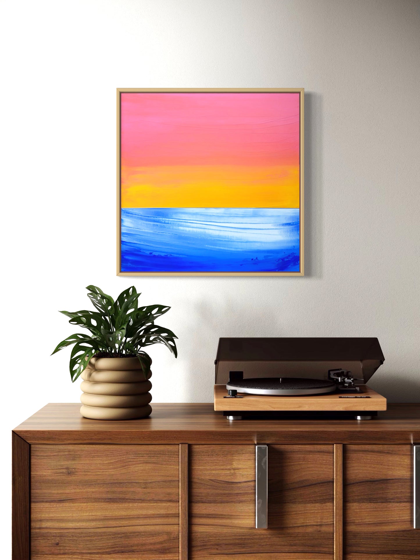 "Lake Of Light" - 40 x 40 cm