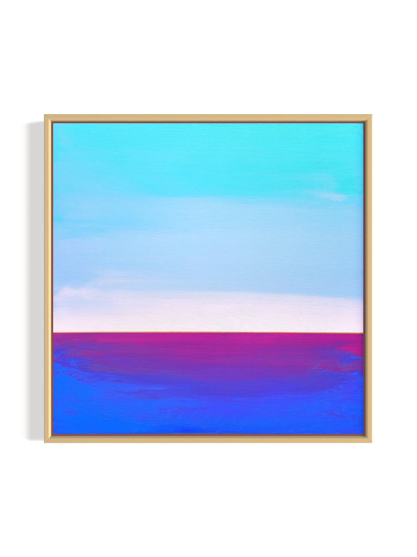 "Blue Vastness" - 40 x 40 cm