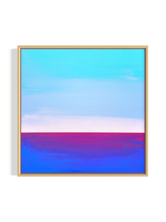 "Blue Vastness" - 40 x 40 cm