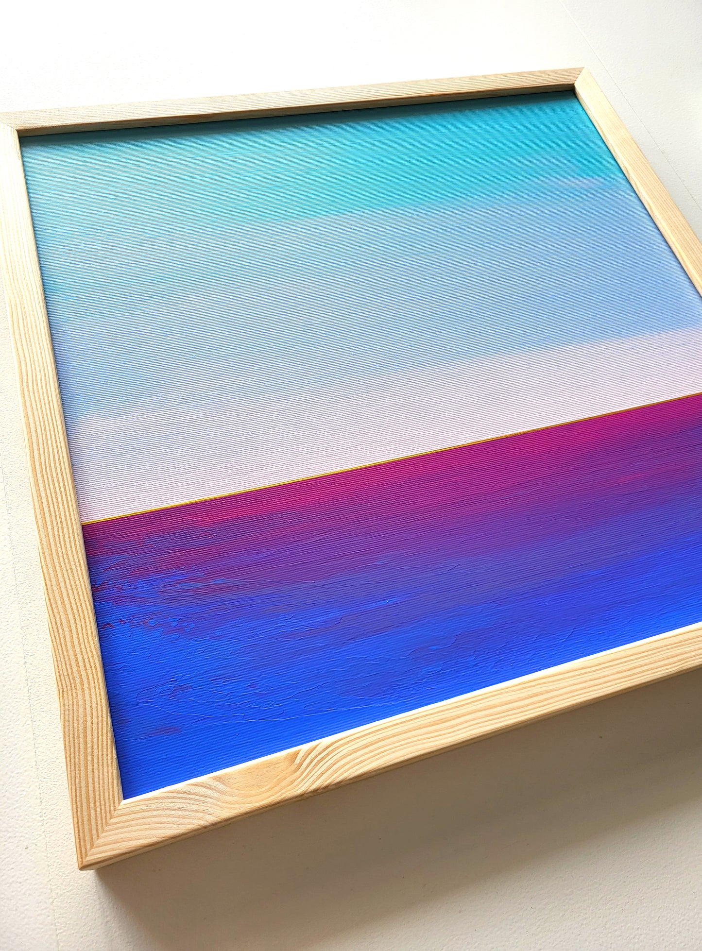 "Blue Vastness" - 40 x 40 cm