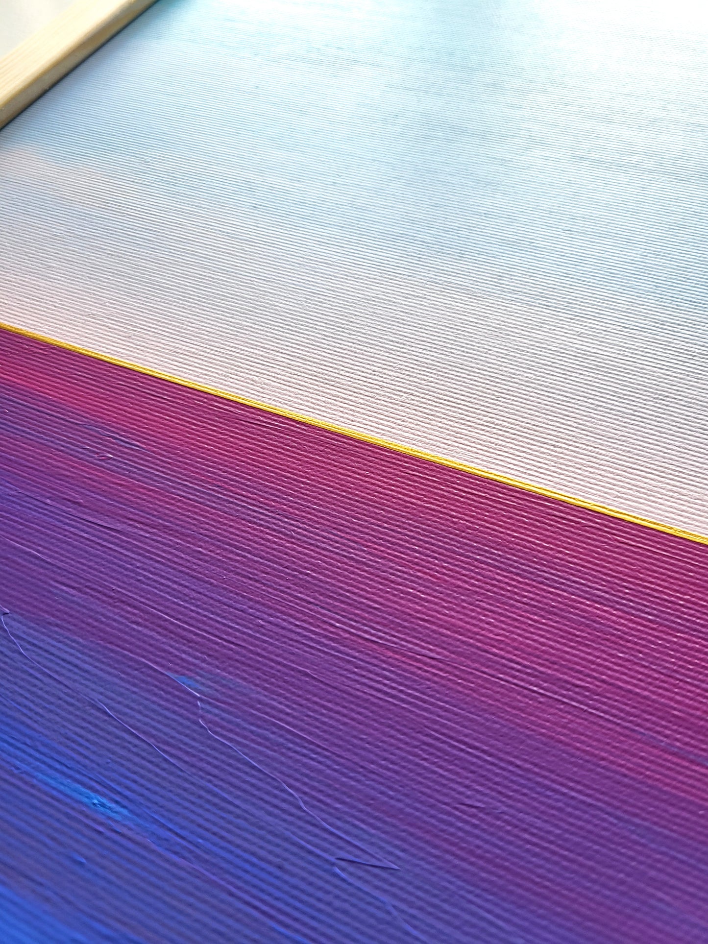 "Blue Vastness" - 40 x 40 cm