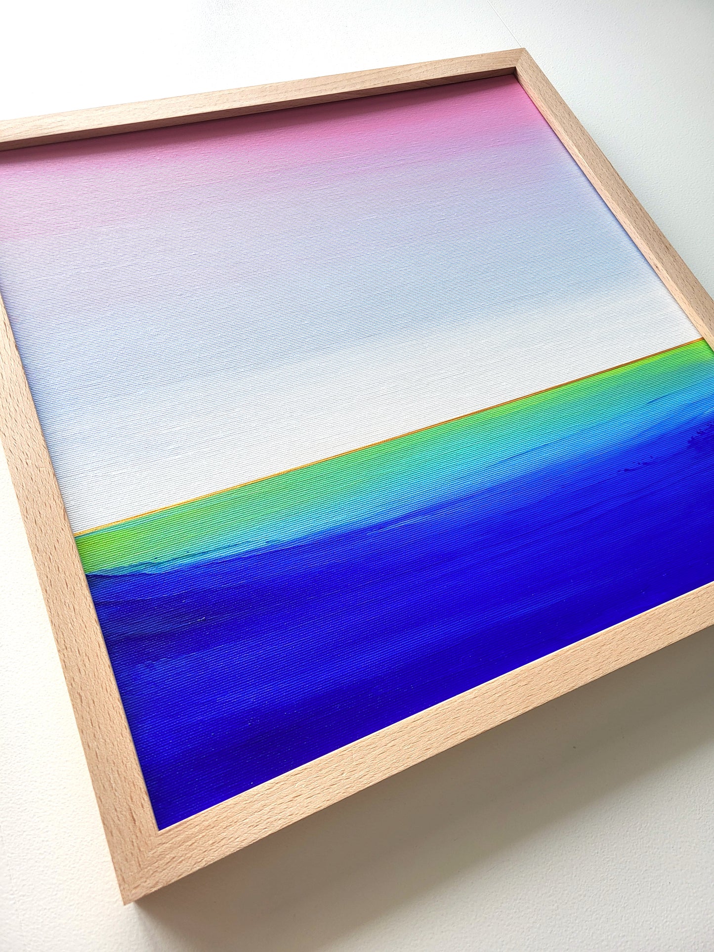 "Lake Journey" - 40 x 40 cm