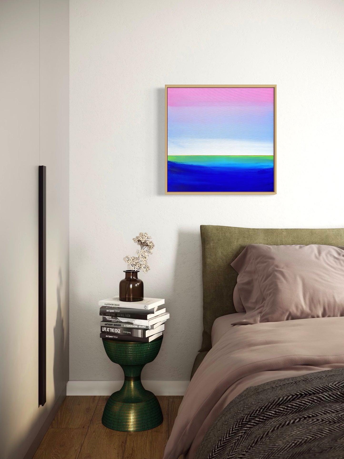 "Lake Journey" - 40 x 40 cm