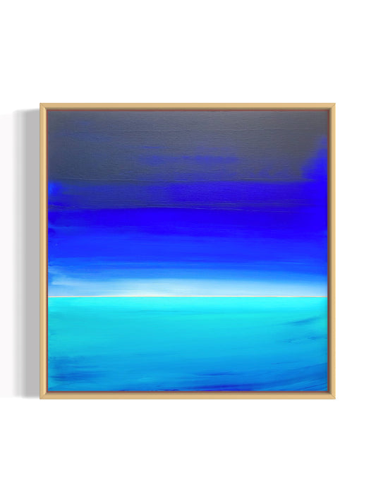 "Blue Horizon" - 40 x 40 cm