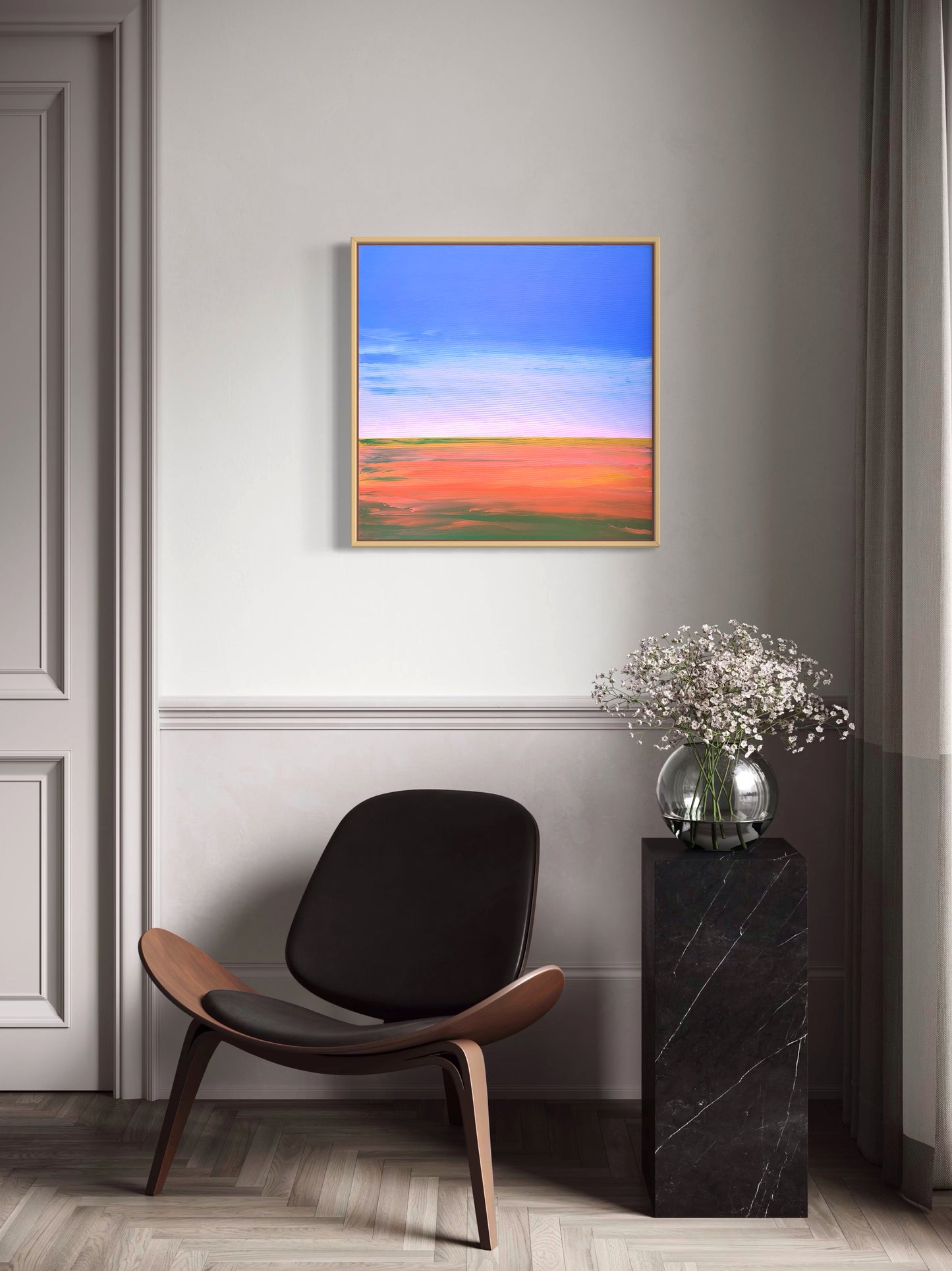 "Purple Lullaby" - 60 x 60 cm