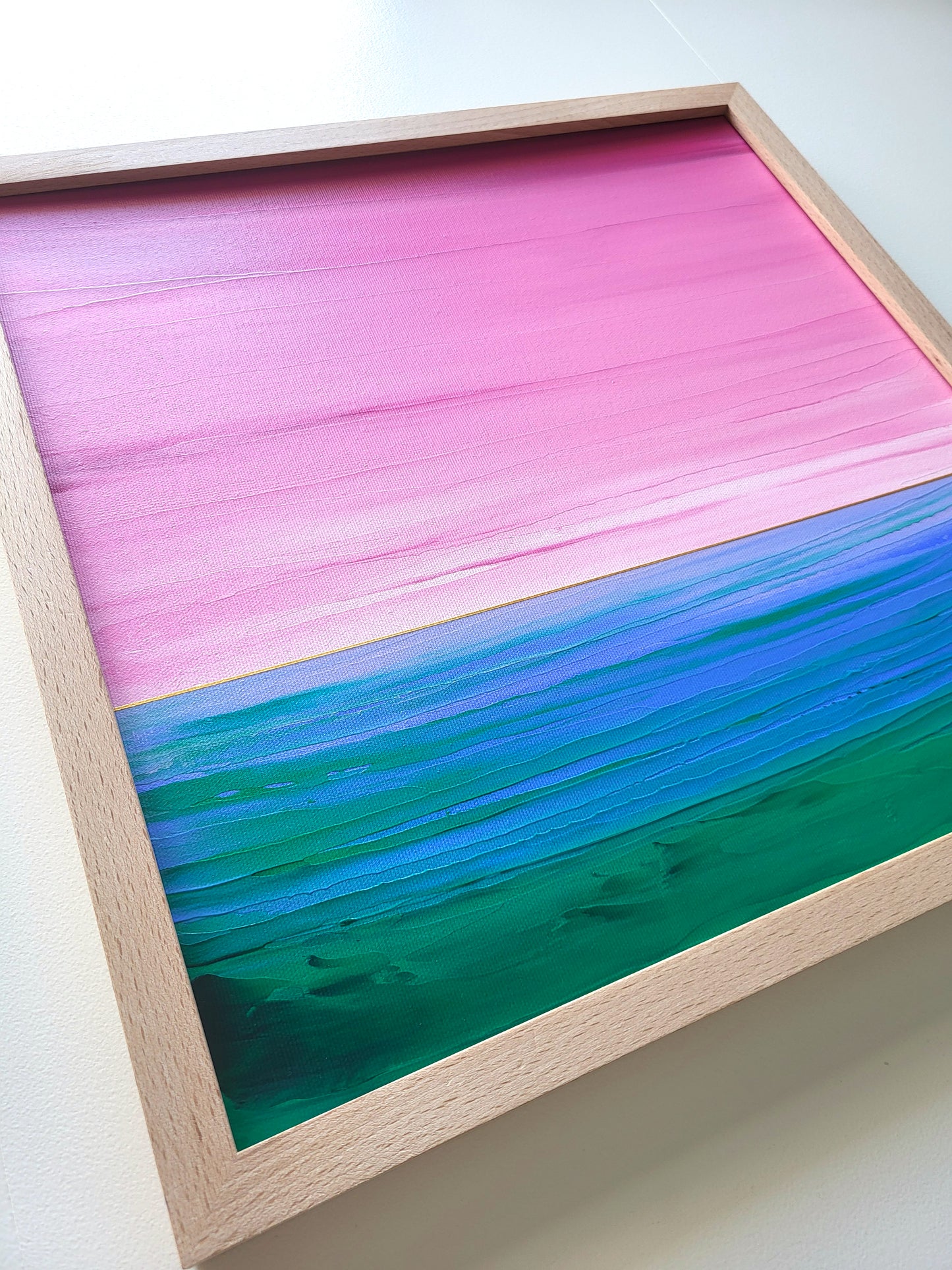 "Where Sky Meets Sea" - 40 x 40 cm