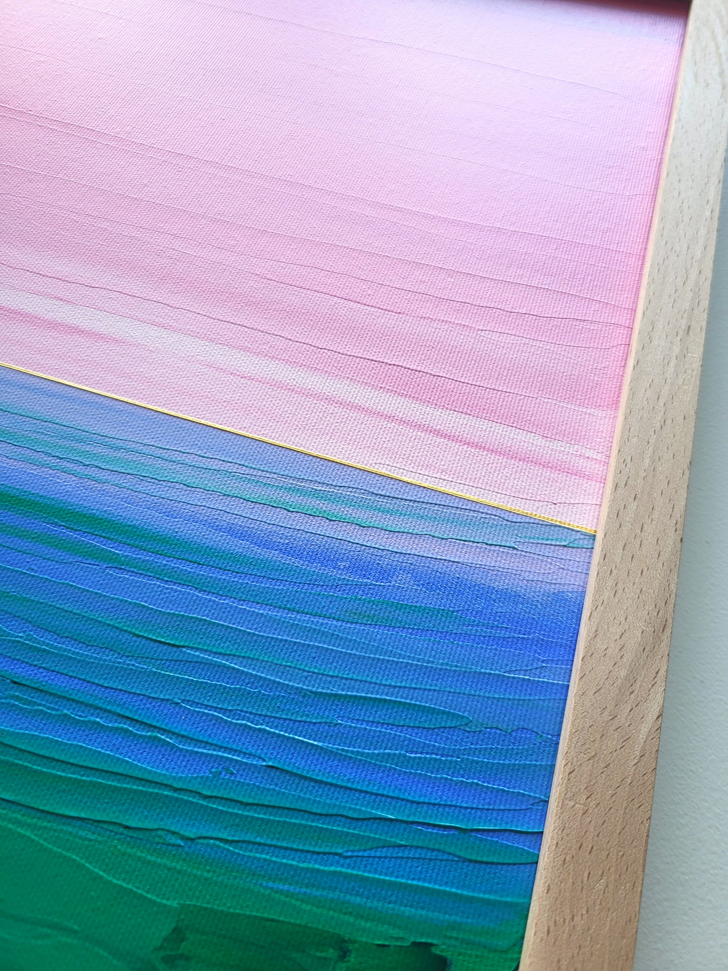 "Where Sky Meets Sea" - 40 x 40 cm
