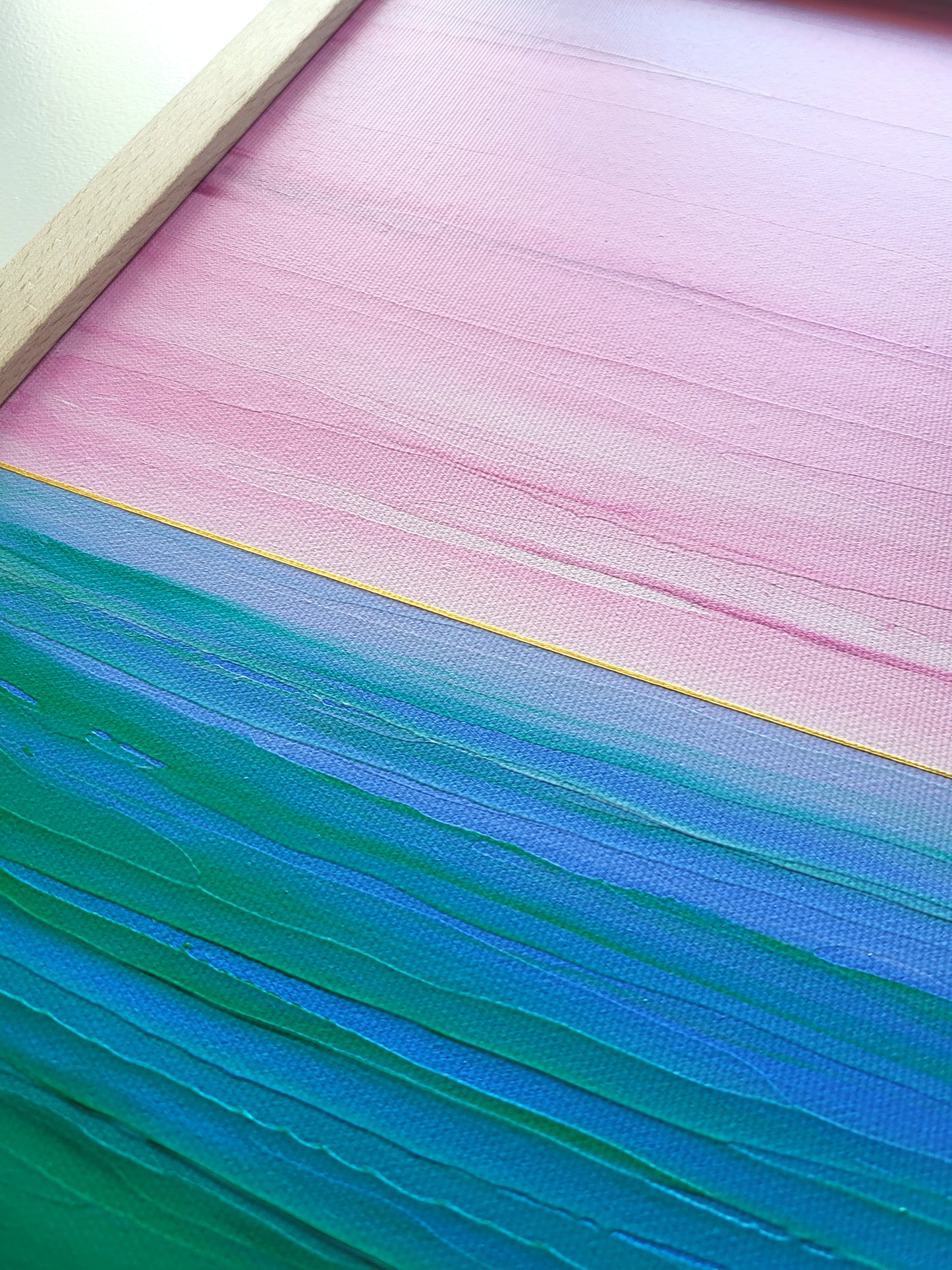 "Where Sky Meets Sea" - 40 x 40 cm