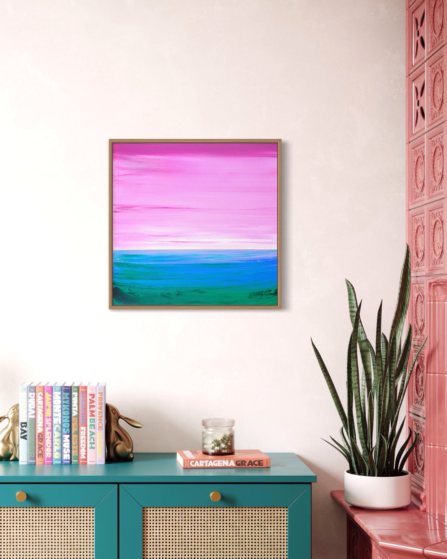 "Where Sky Meets Sea" - 40 x 40 cm
