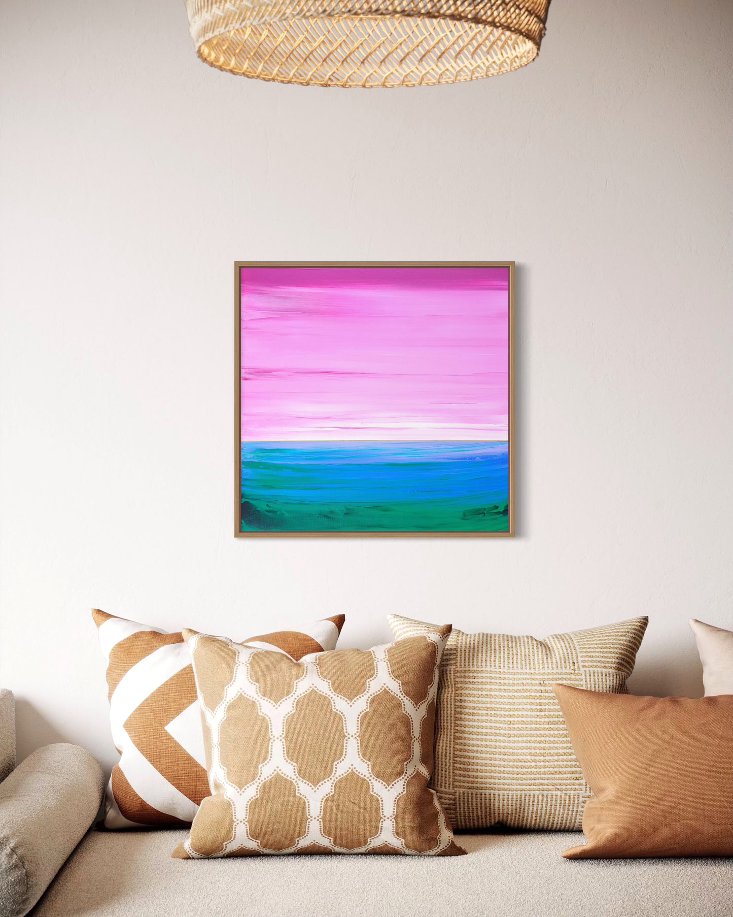 "Where Sky Meets Sea" - 40 x 40 cm