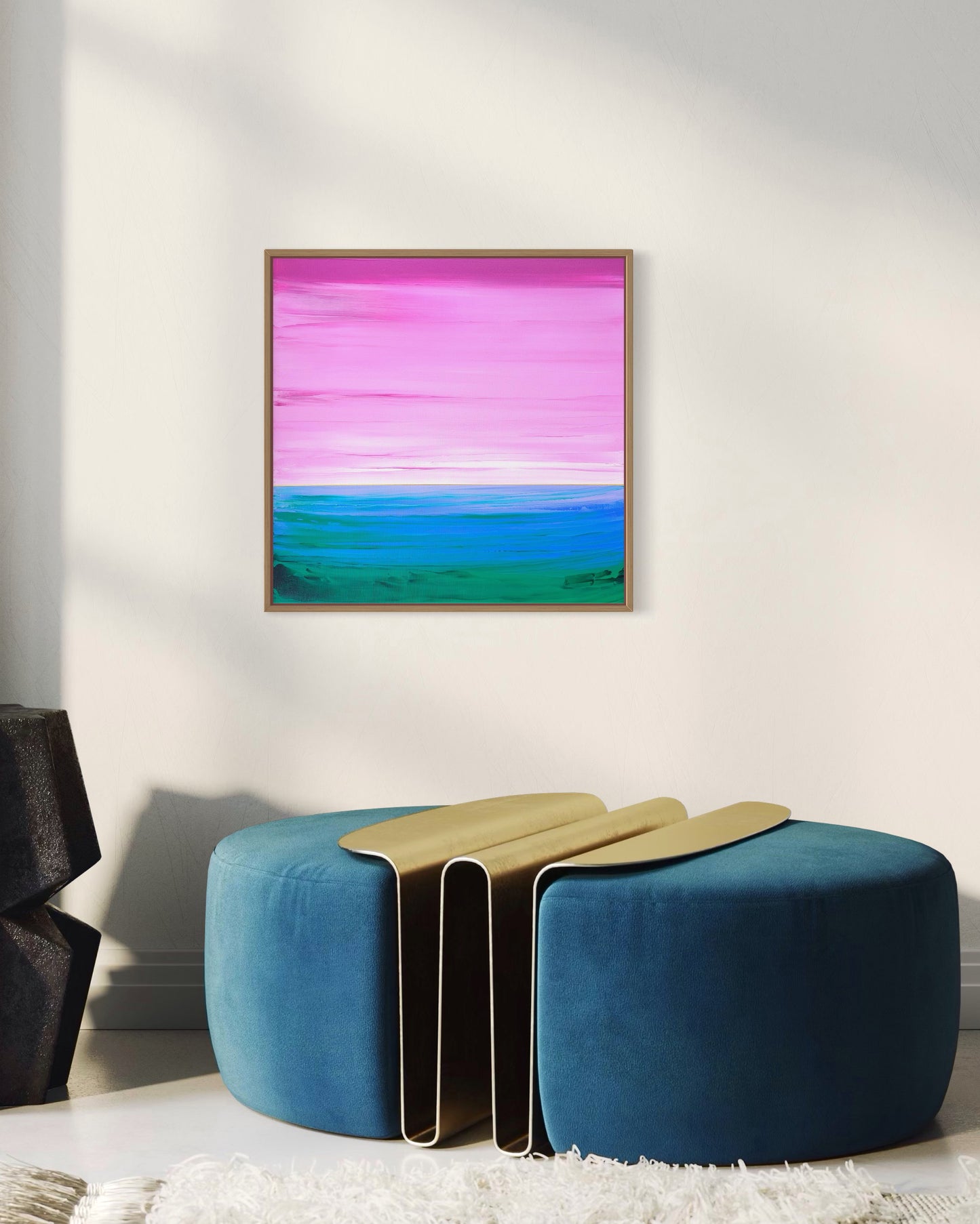 "Where Sky Meets Sea" - 40 x 40 cm