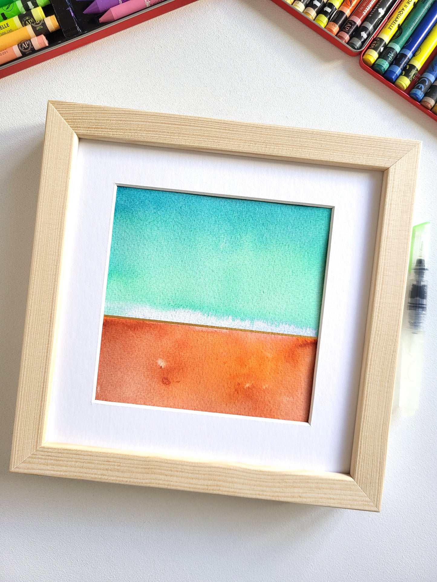 "Golden Horizon XXII" - 20 x 20 cm