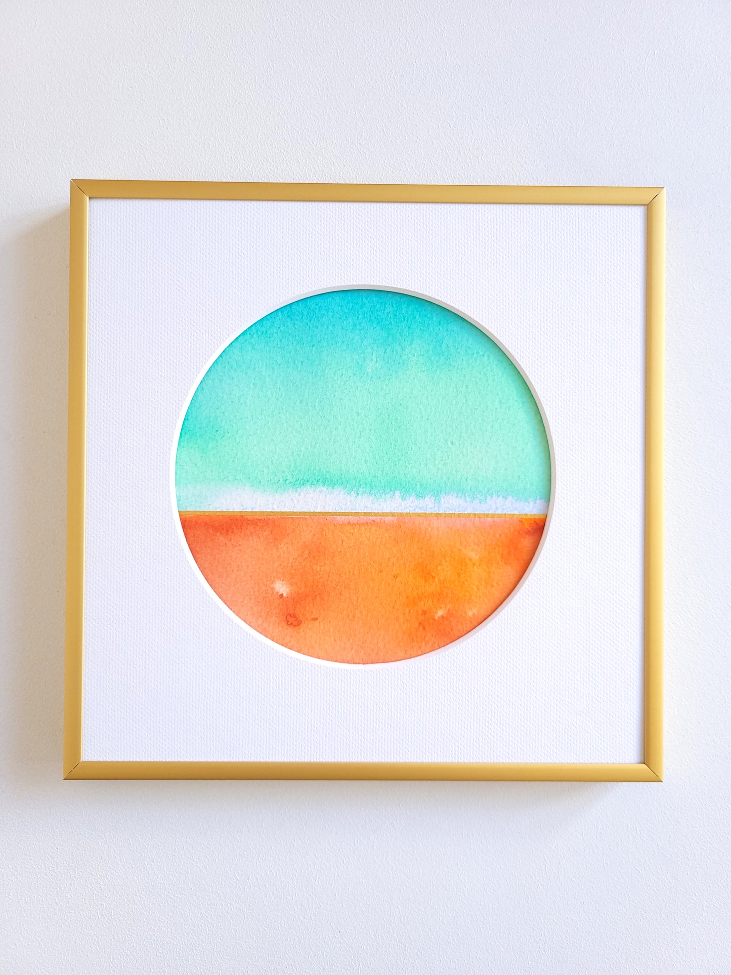 "Golden Horizon XXII" - 20 x 20 cm