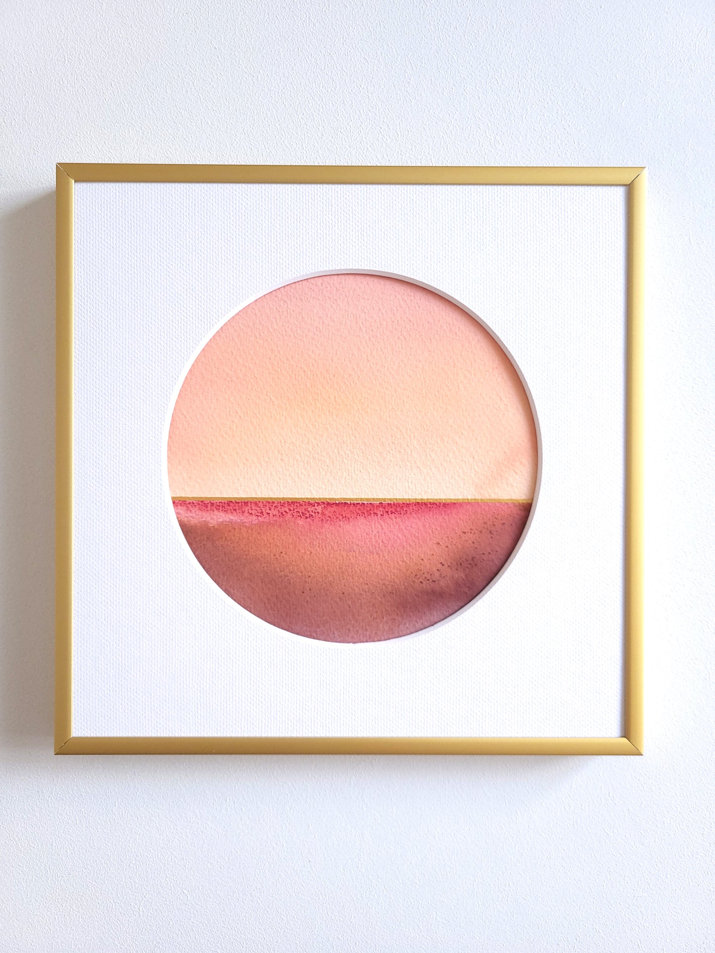 "Golden Horizon" ( 1/2026 ) - 20 x 20 cm