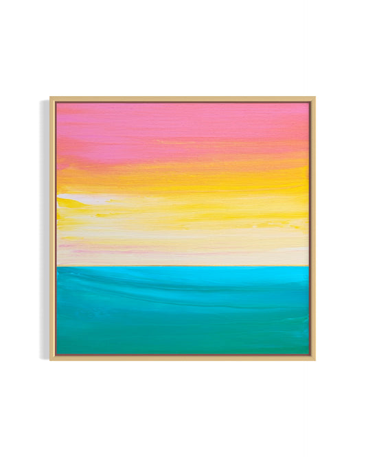 "Sunset Glow" - 20 x 20 cm