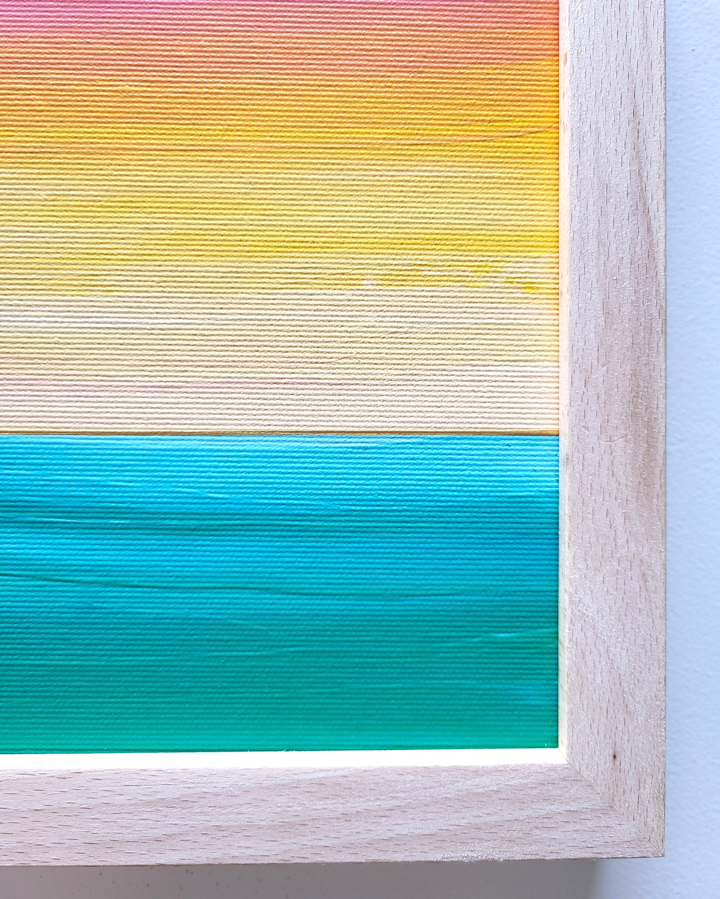 "Sunset Glow" - 20 x 20 cm