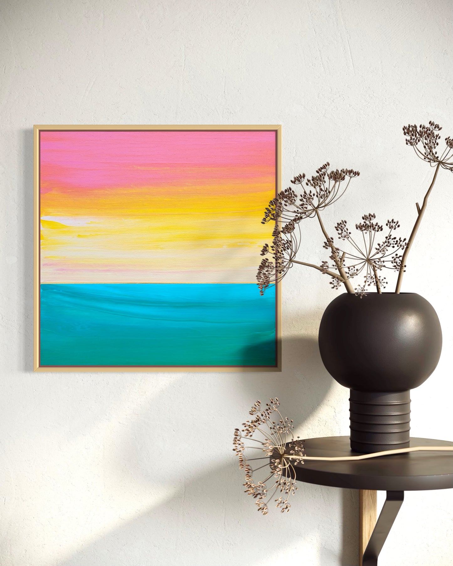 "Sunset Glow" - 20 x 20 cm