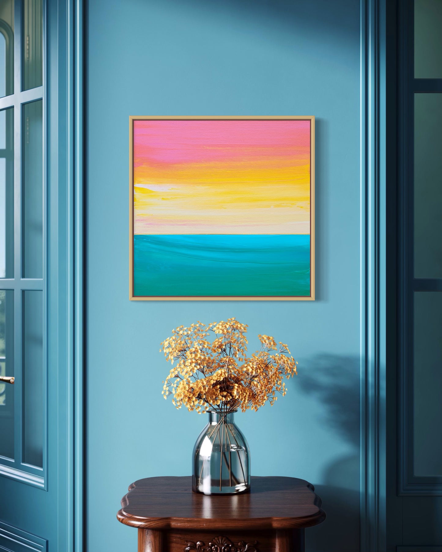 "Sunset Glow" - 20 x 20 cm