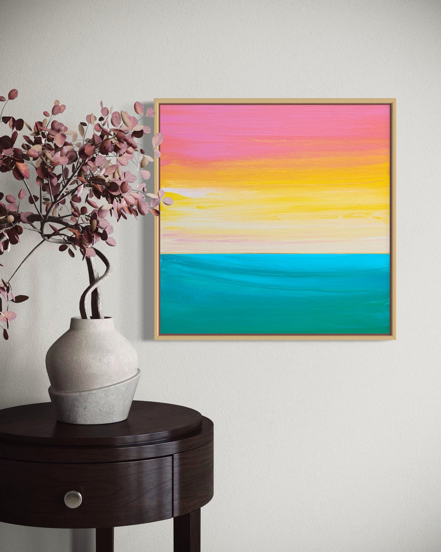 "Sunset Glow" - 20 x 20 cm