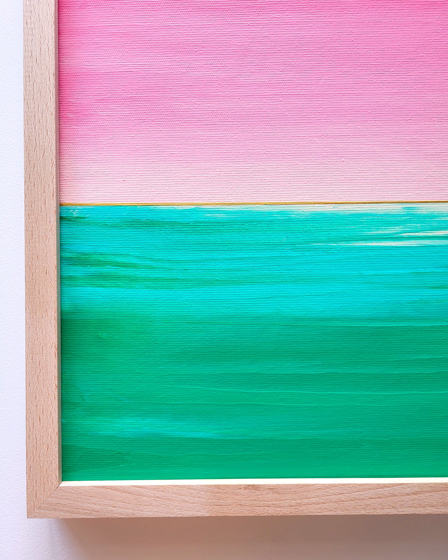 "Song Of The Emerald Waters" - 50 x 50 cm