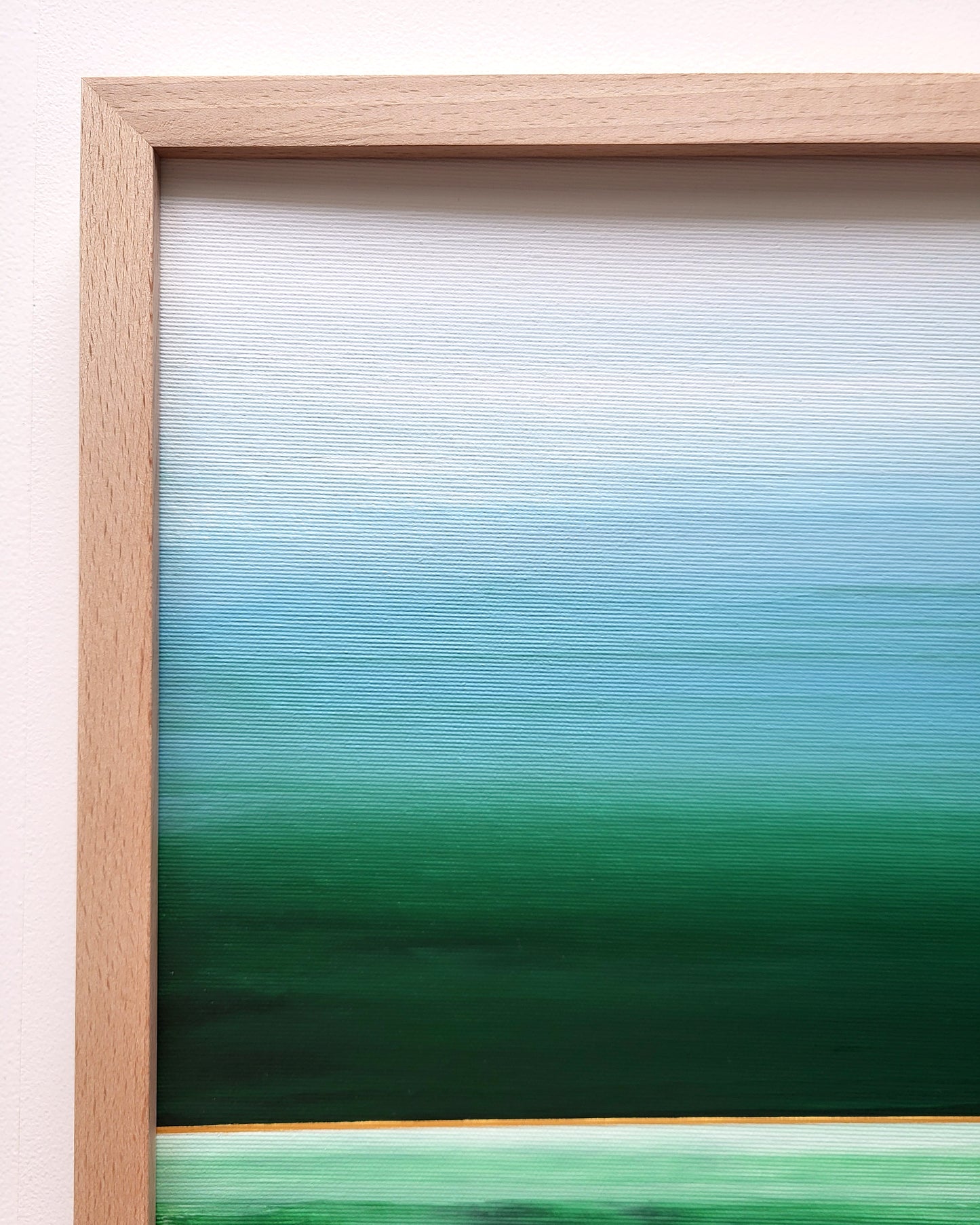 "Foggy Fields" - 40 x 40 cm