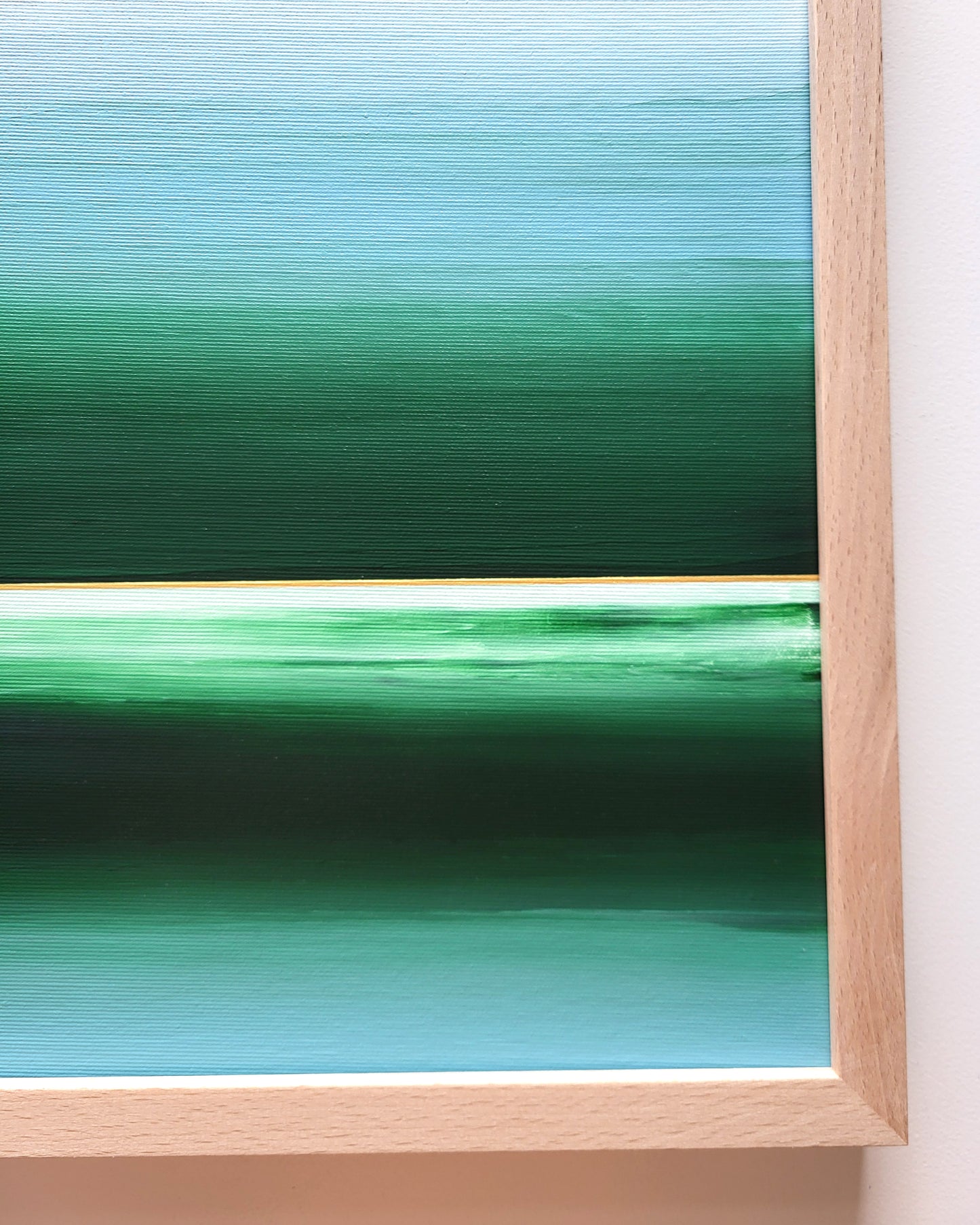 "Foggy Fields" - 40 x 40 cm