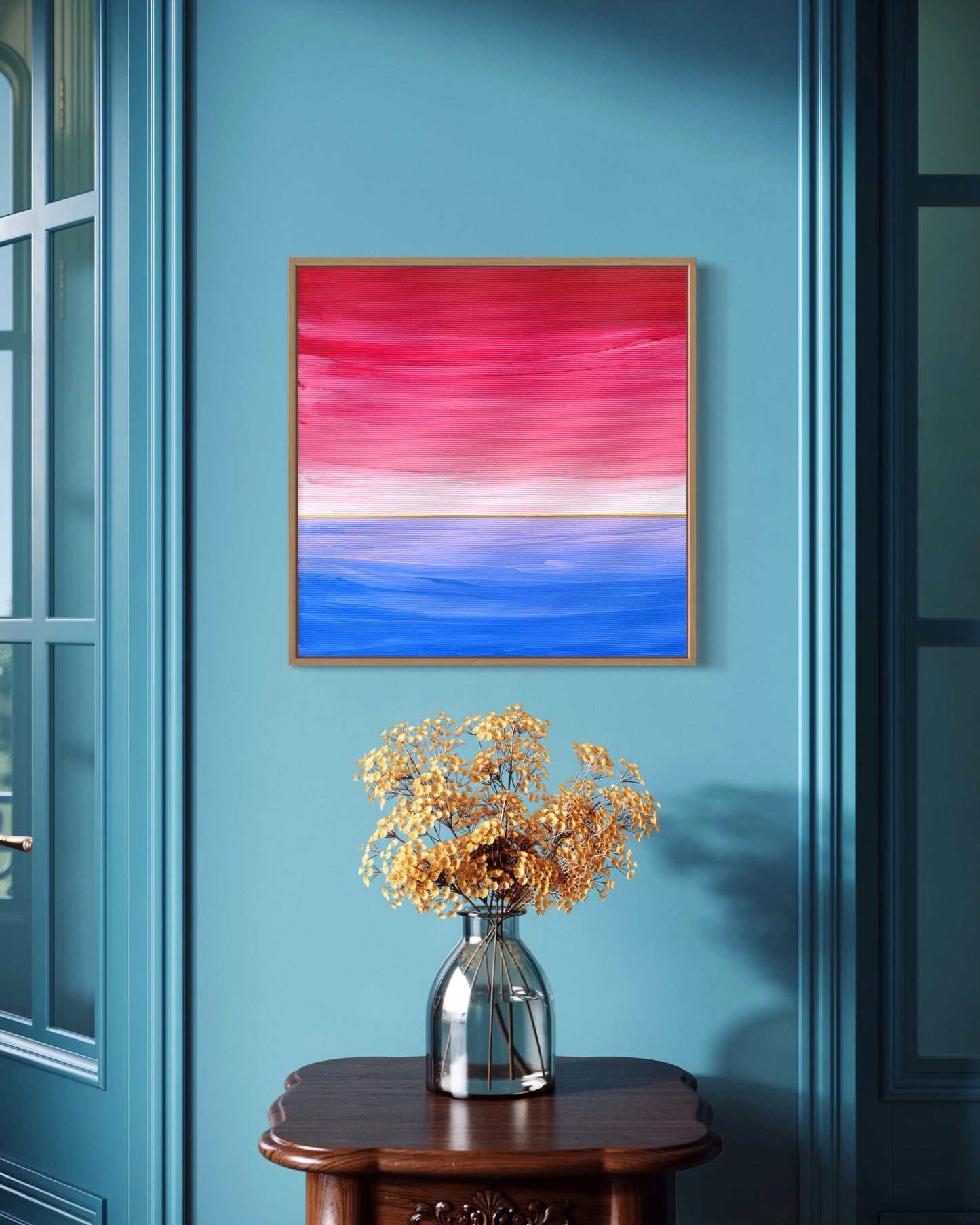 "After Sunset" - 20 x 20 cm