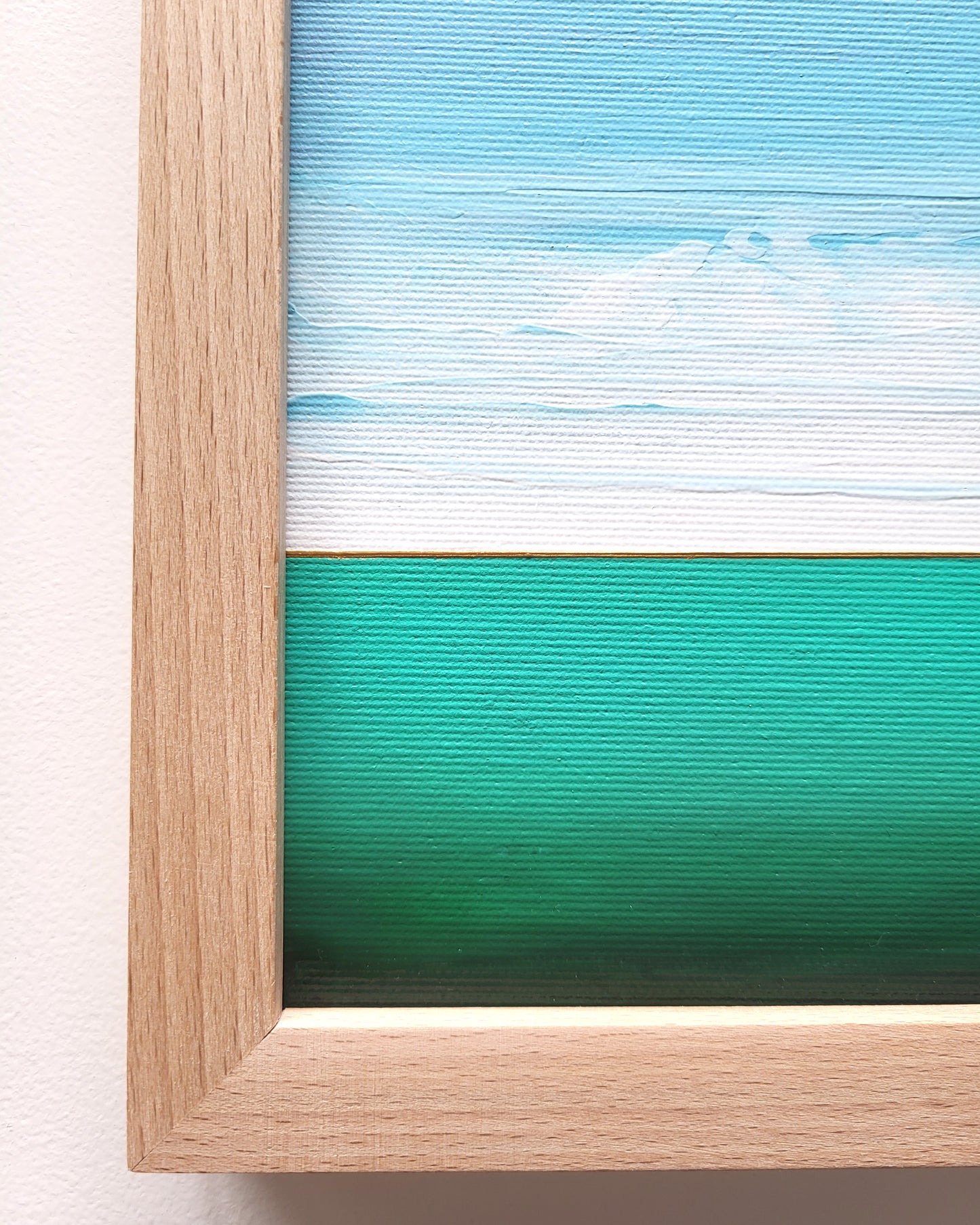 "Clouds And Sea" - 20 x 20 cm