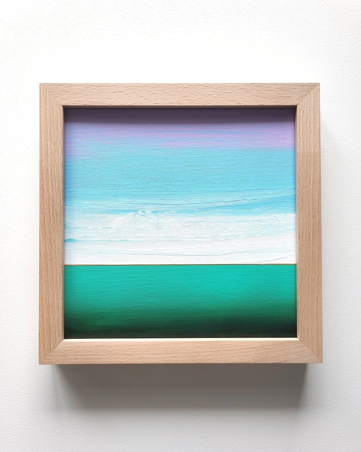 "Clouds And Sea" - 20 x 20 cm