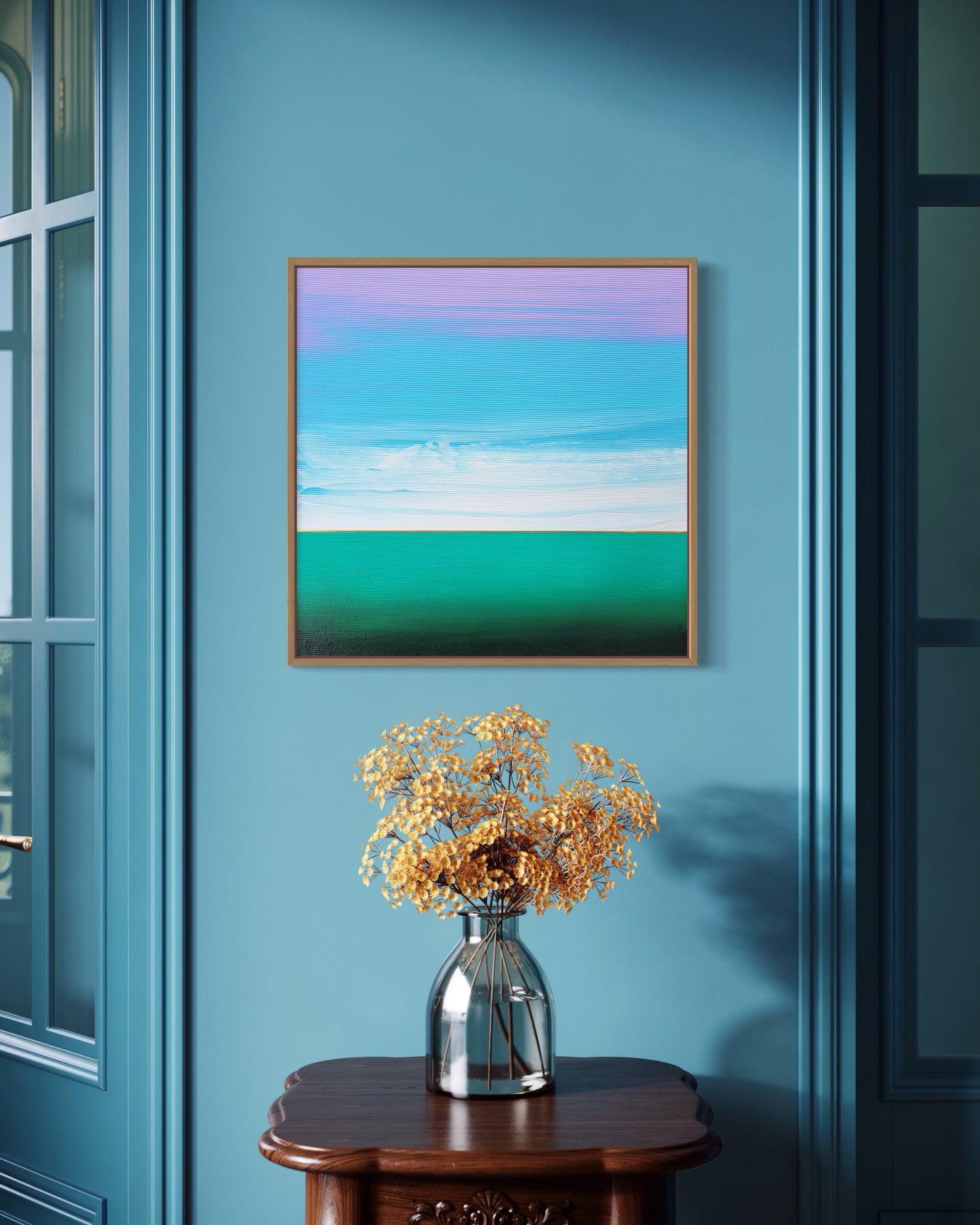 "Clouds And Sea" - 20 x 20 cm