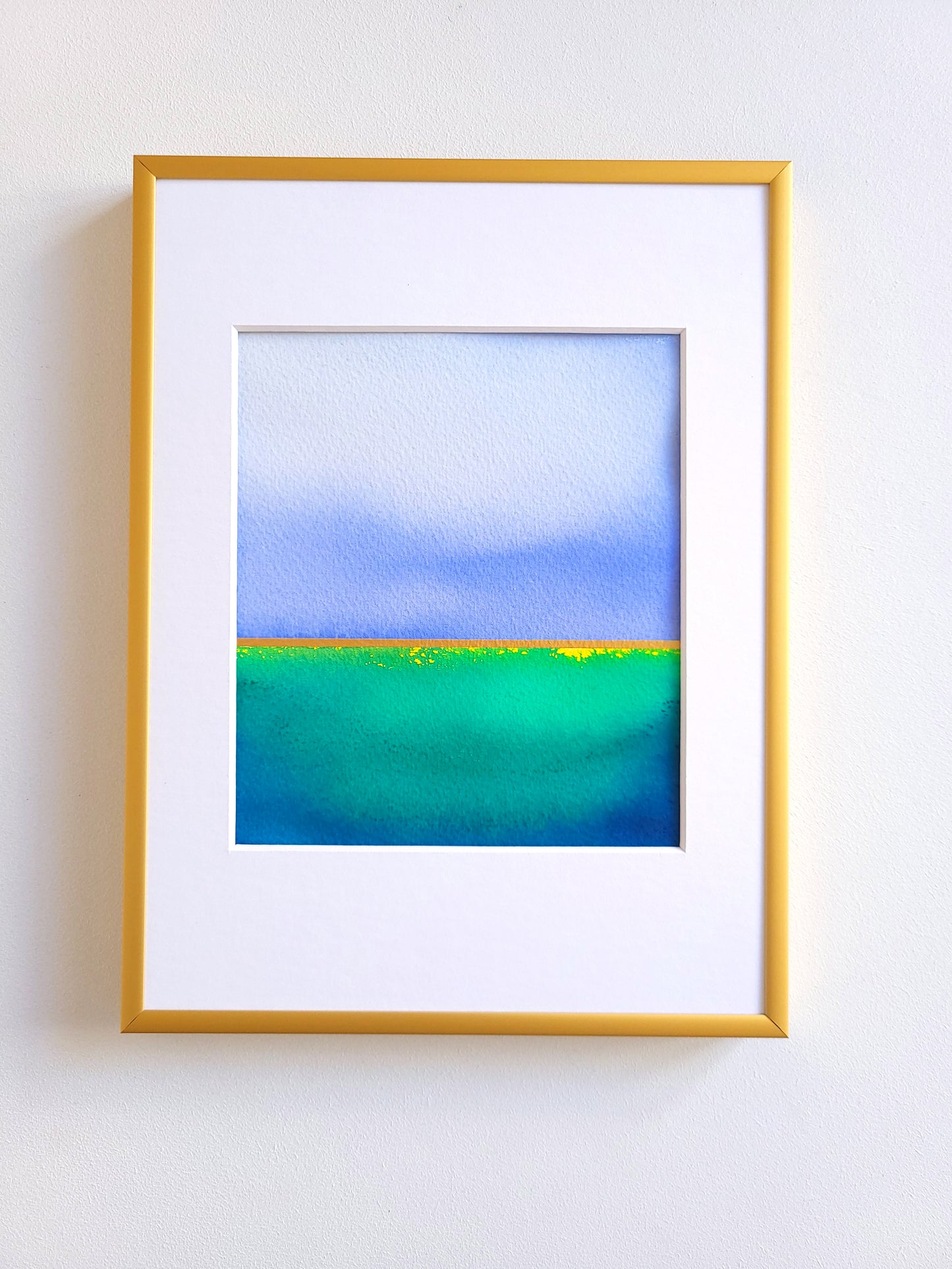 "Golden Horizon" ( 20/2026 ) - 18 x 24 cm