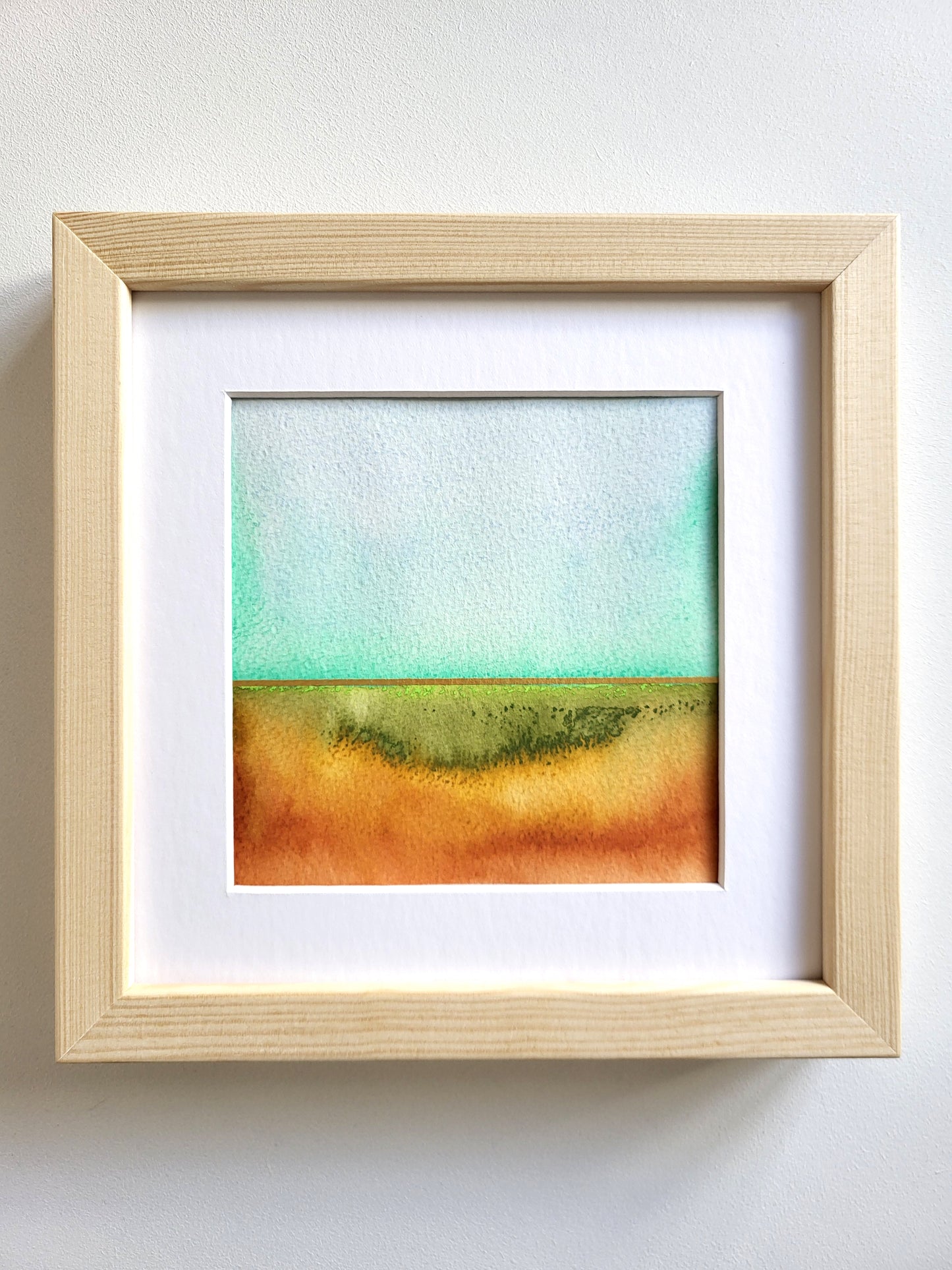 "Golden Horizon XXIV" - 20 x 20 cm