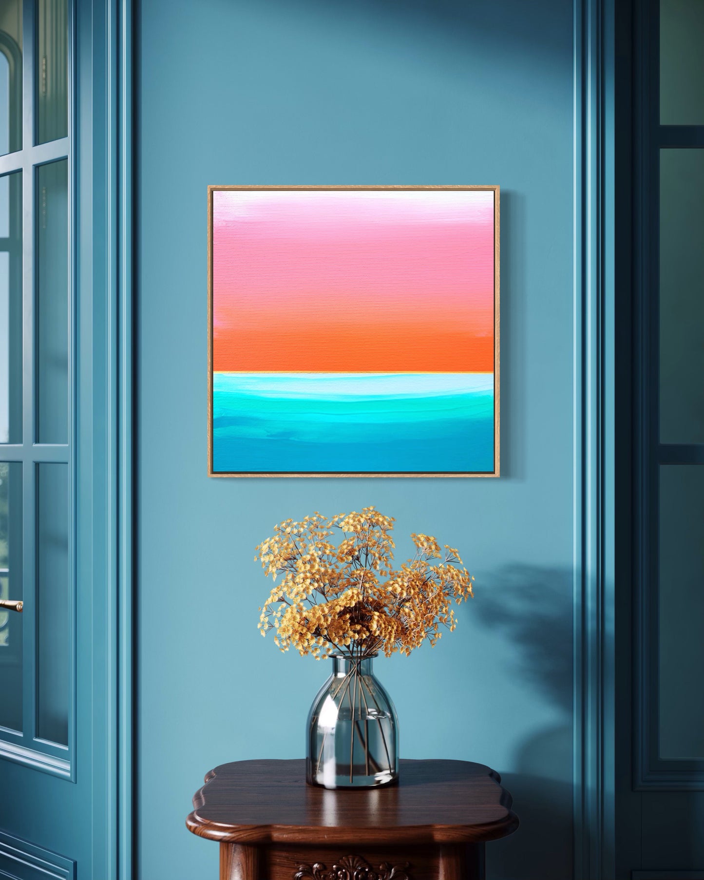 "At Sunset" - 20 x 20 cm