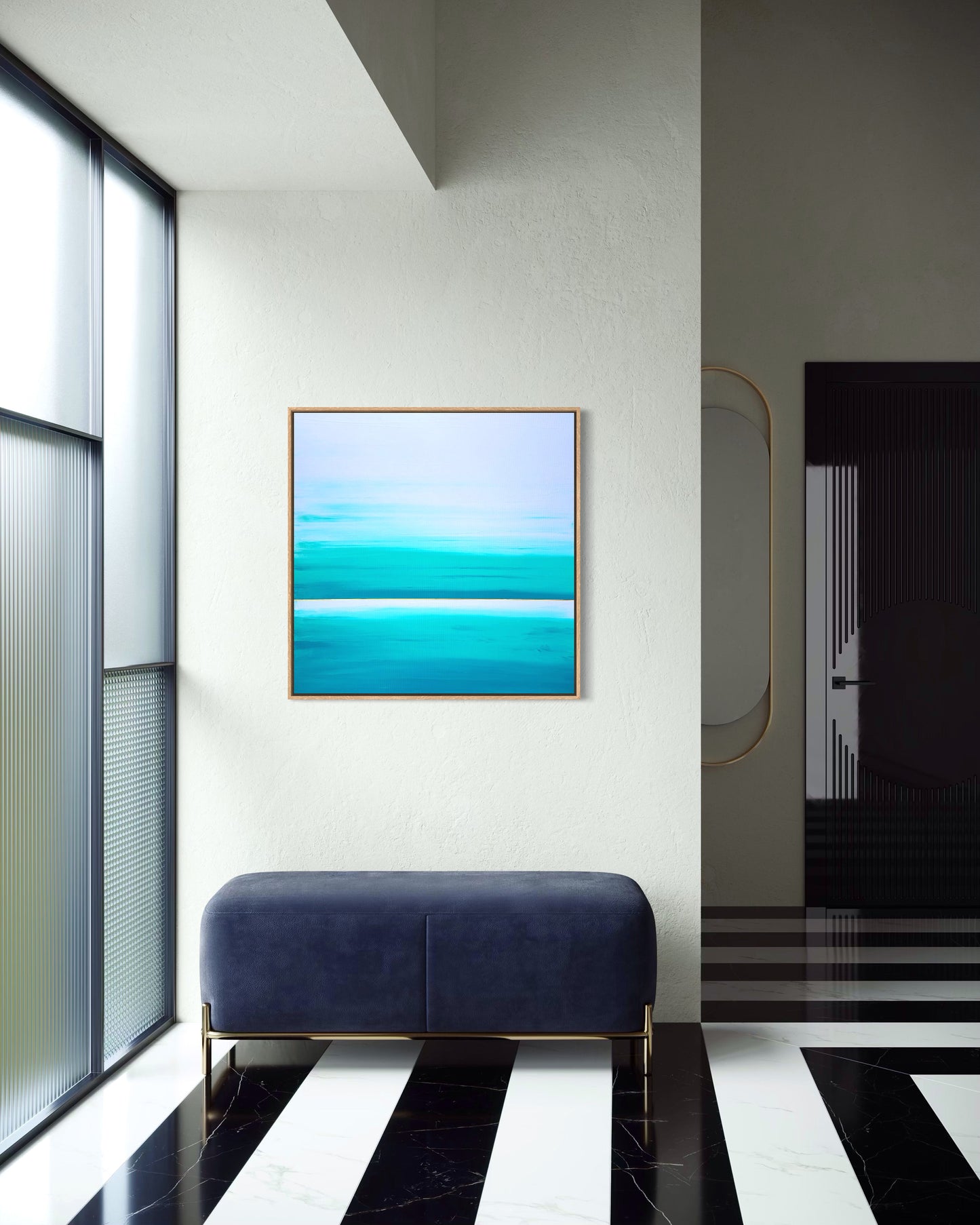 "Lake Mists" - 60 x 60 cm