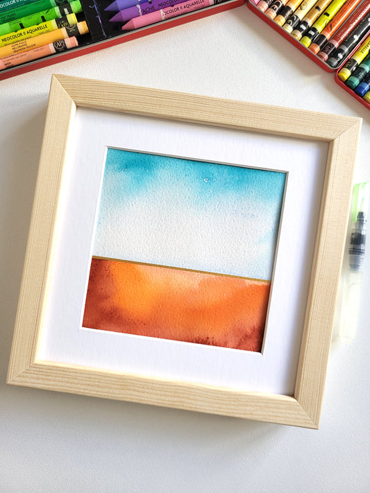 "Golden Horizon XXIII" - 20 x 20 cm