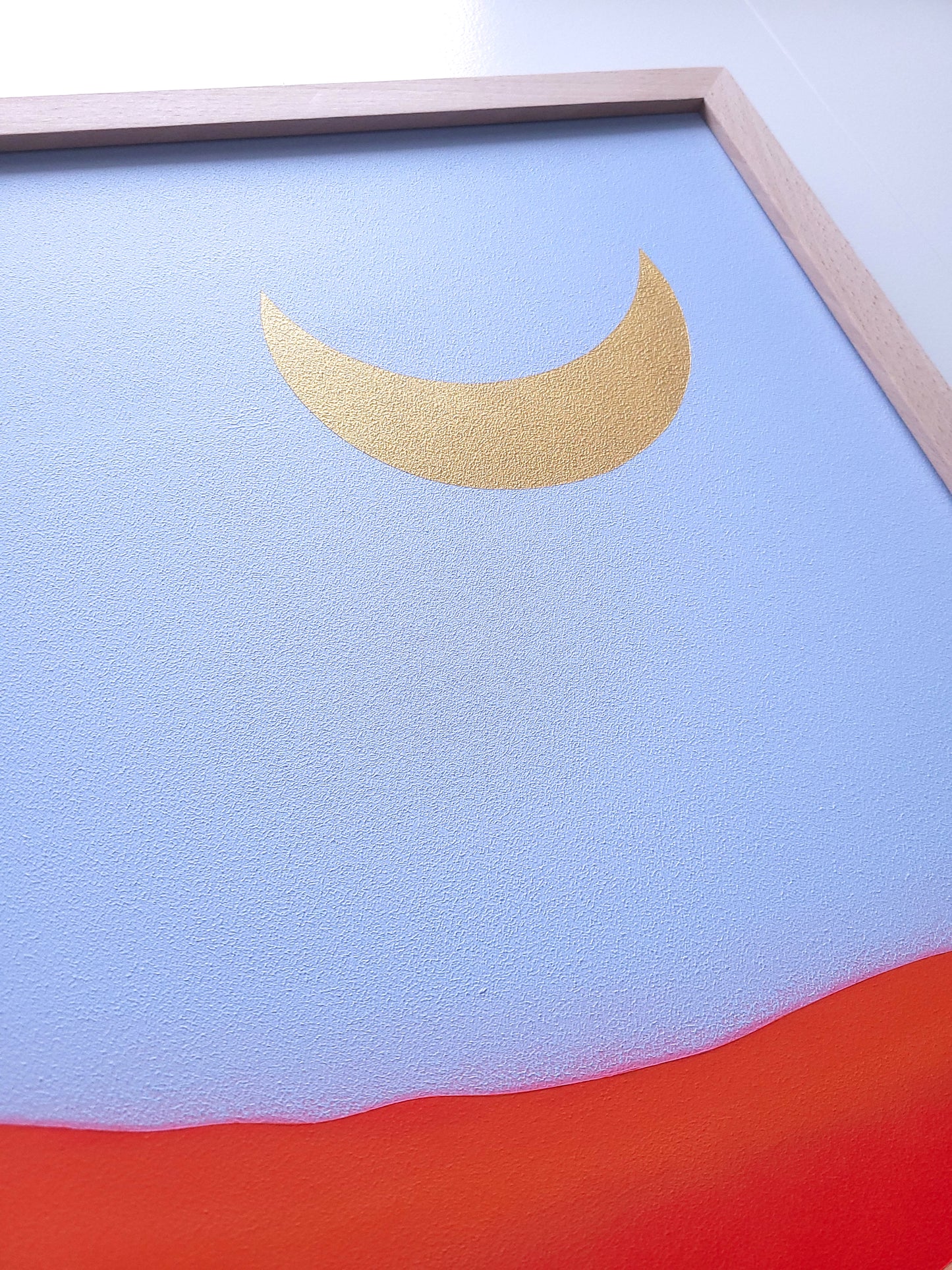 "Red Mountain Moon" - 42 x 59,7 cm (A2)