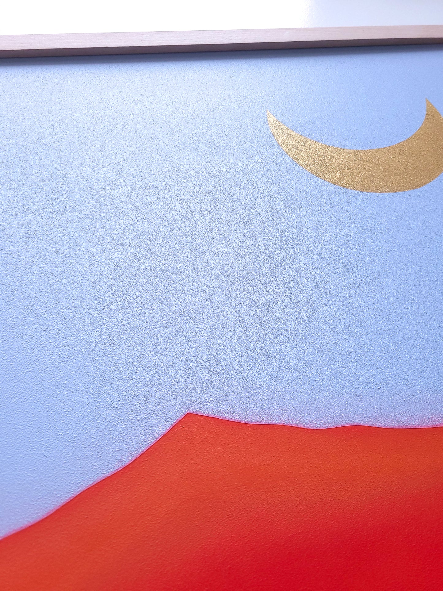 "Red Mountain Moon" - 42 x 59,7 cm (A2)