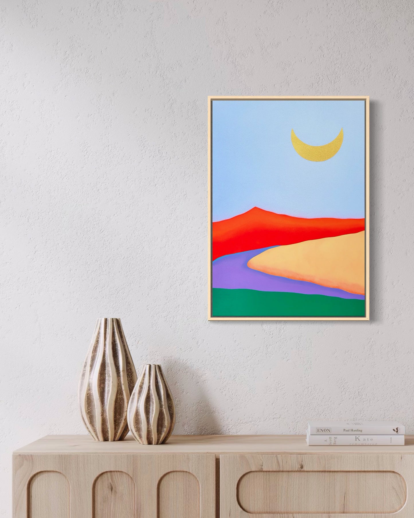 "Red Mountain Moon" - 42 x 59,7 cm (A2)