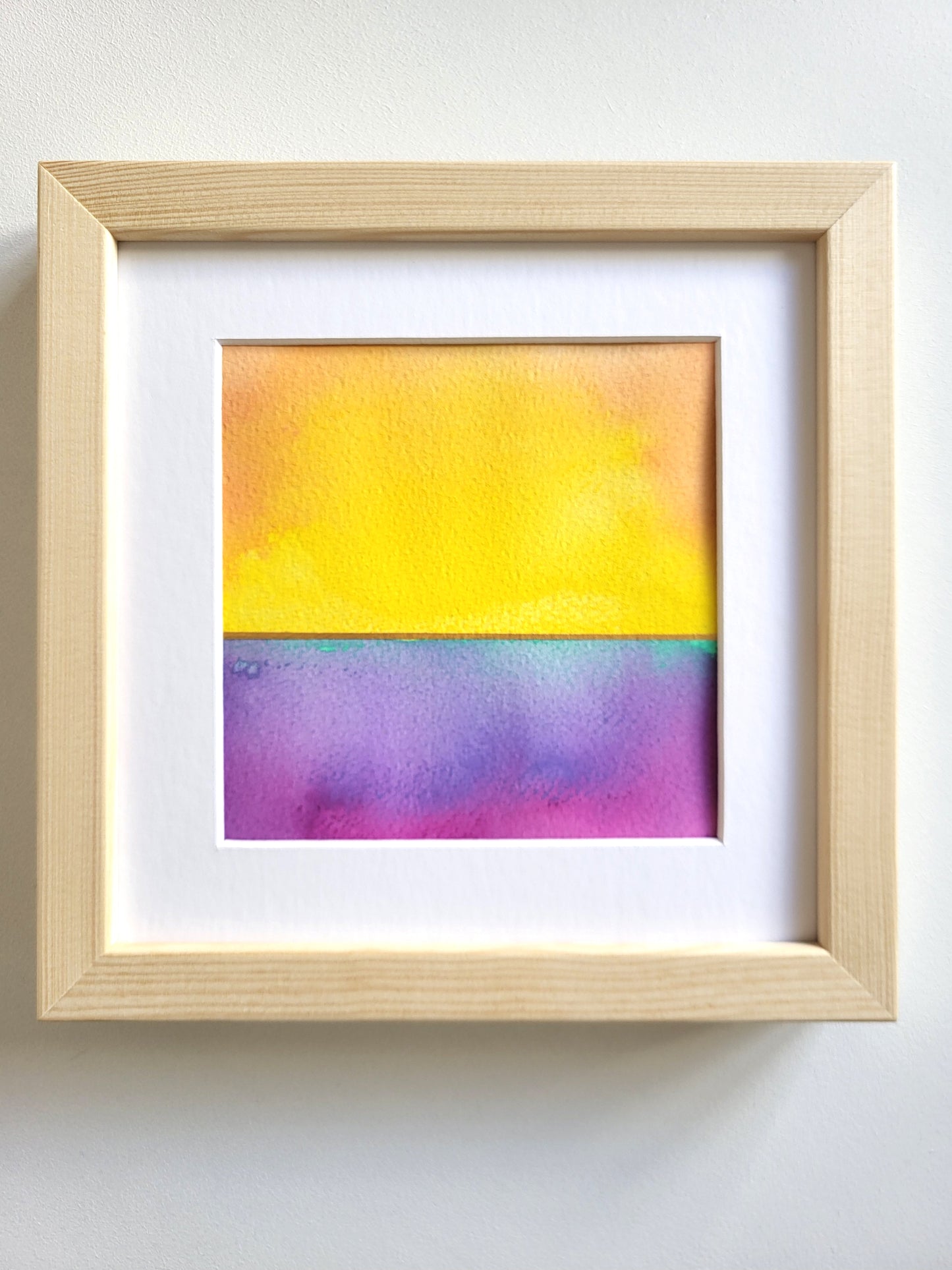 "Golden Horizon XXV" - 20 x 20 cm