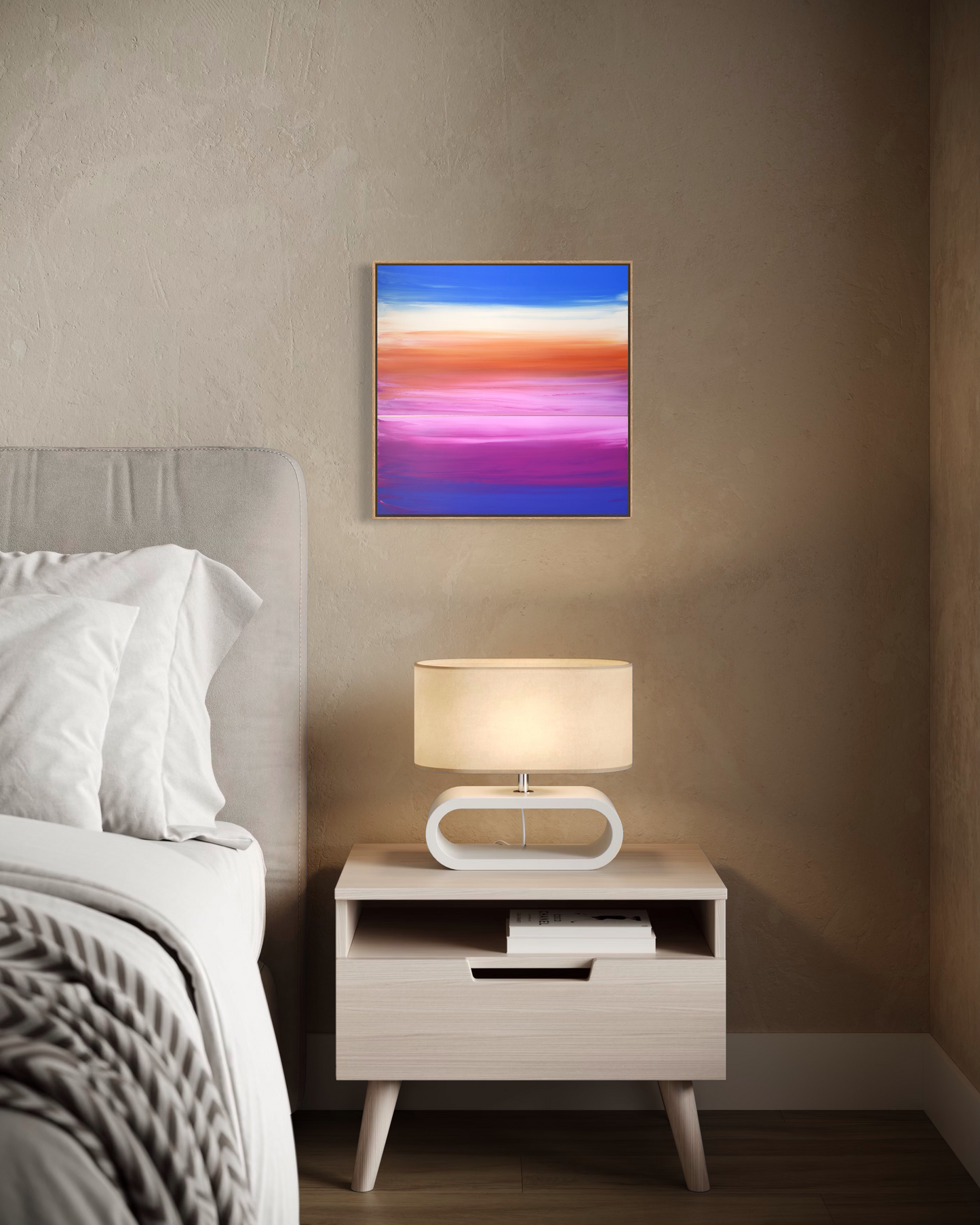 "Lullaby Of The Purple Twilight" - 40 x 40 cm