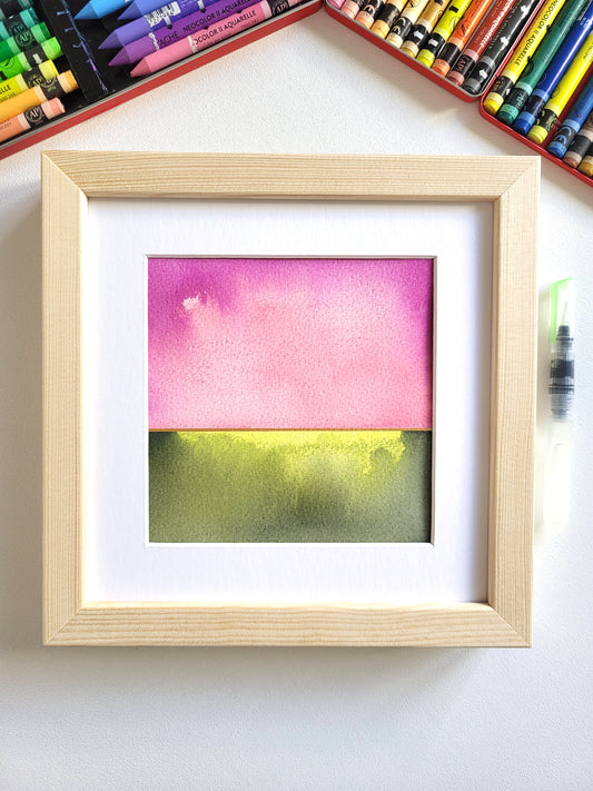 "Golden Horizon XXVI" - 20 x 20 cm