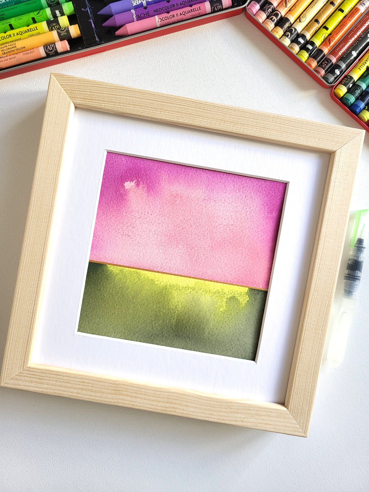 "Golden Horizon XXVI" - 20 x 20 cm