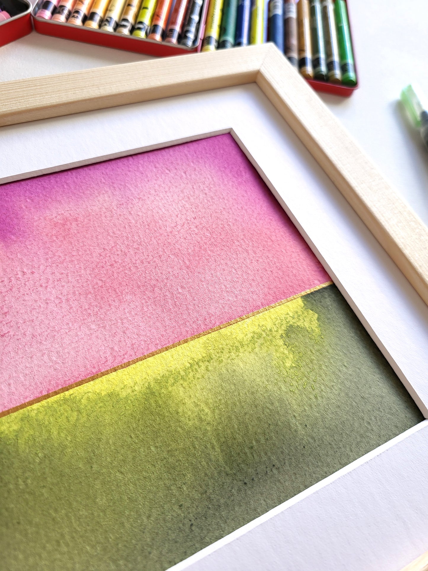 "Golden Horizon XXVI" - 20 x 20 cm