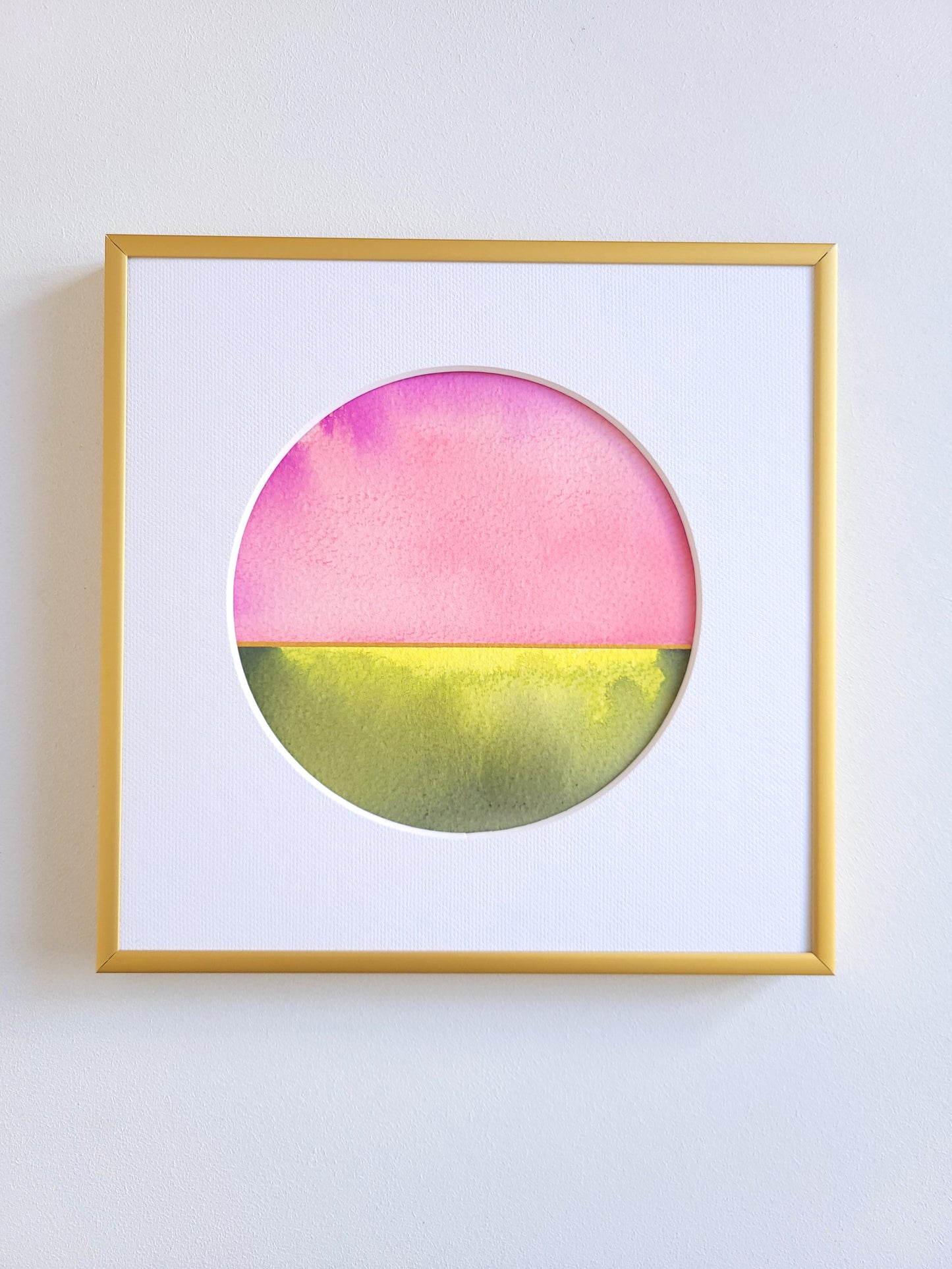 "Golden Horizon XXVI" - 20 x 20 cm